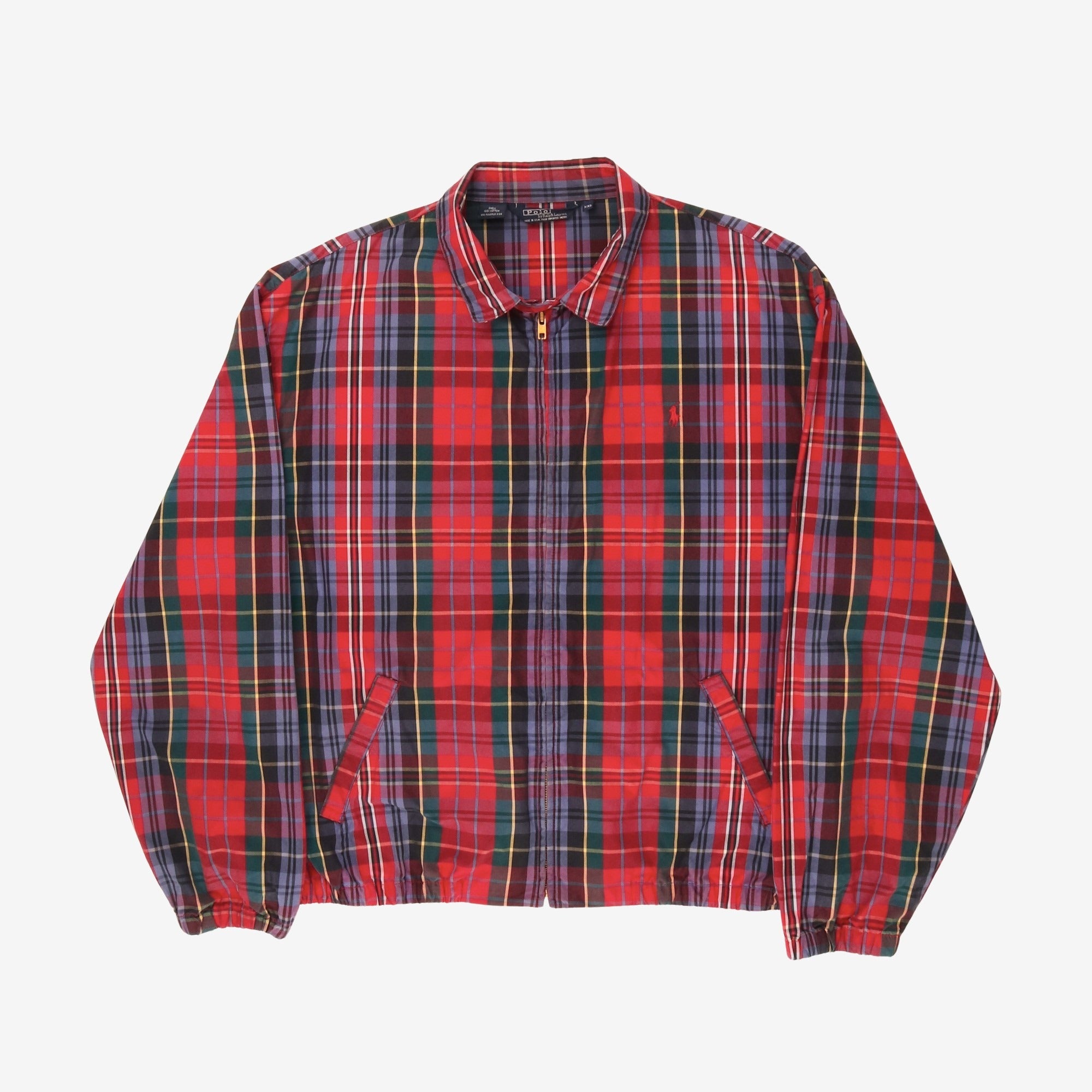Polo Tartan Plaid Harrington Jacket