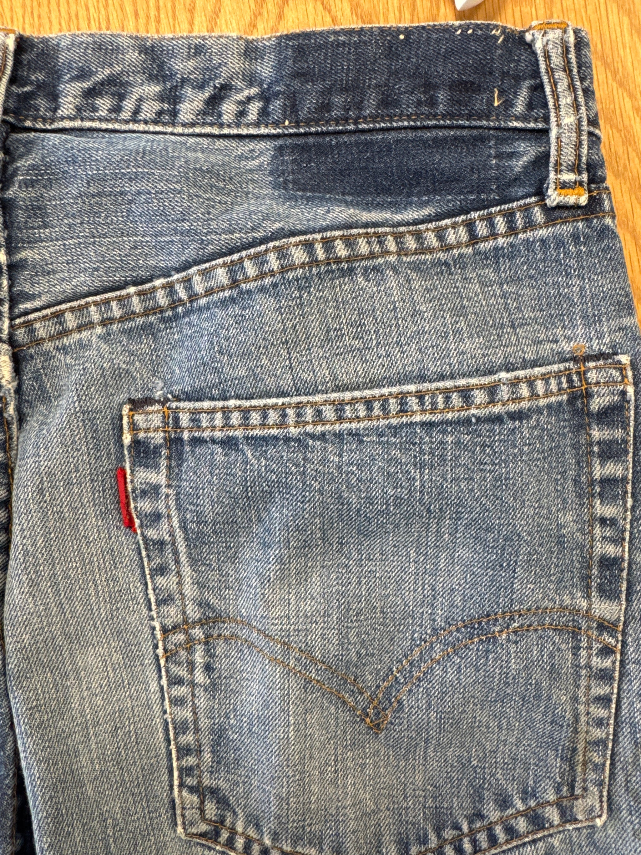 Vintage Big E Jeans (Zip) (34W x 27.5L)