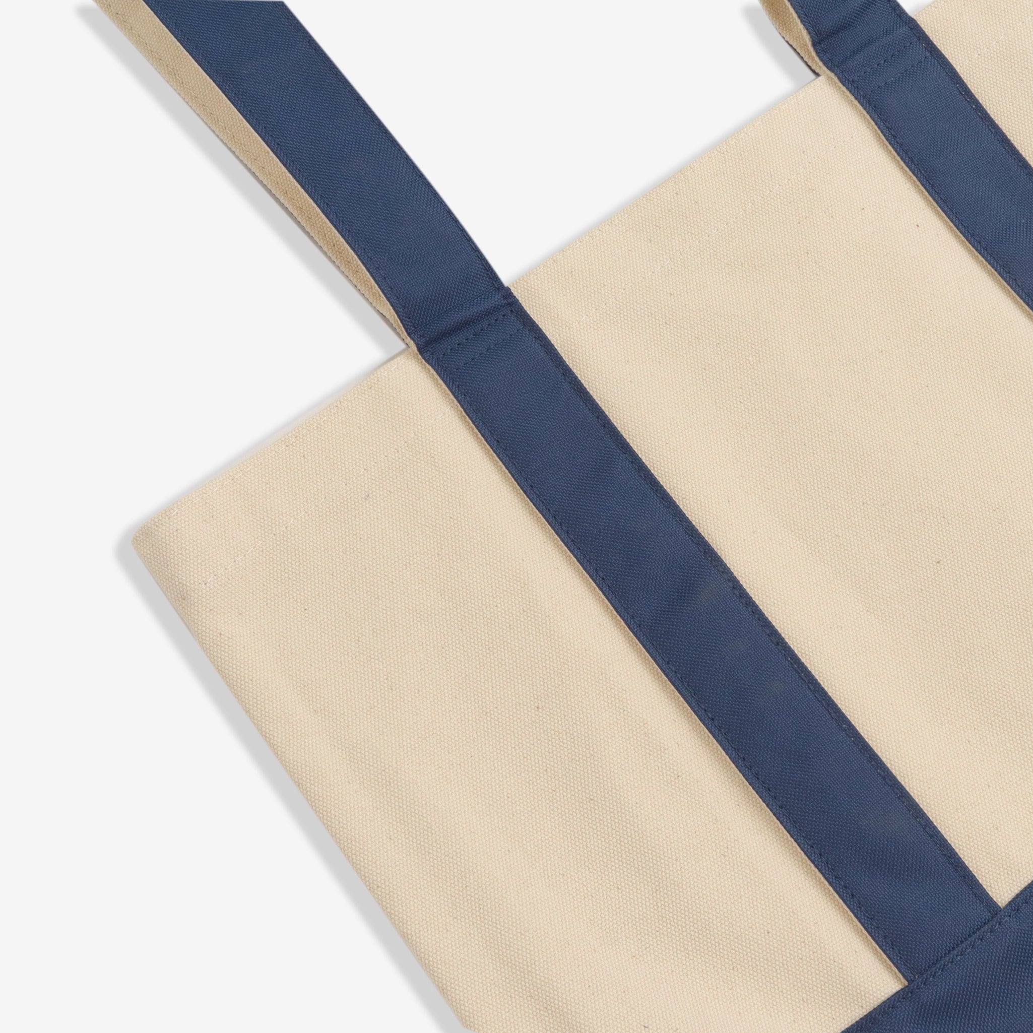 Canvas Tote - Ecru x Navy