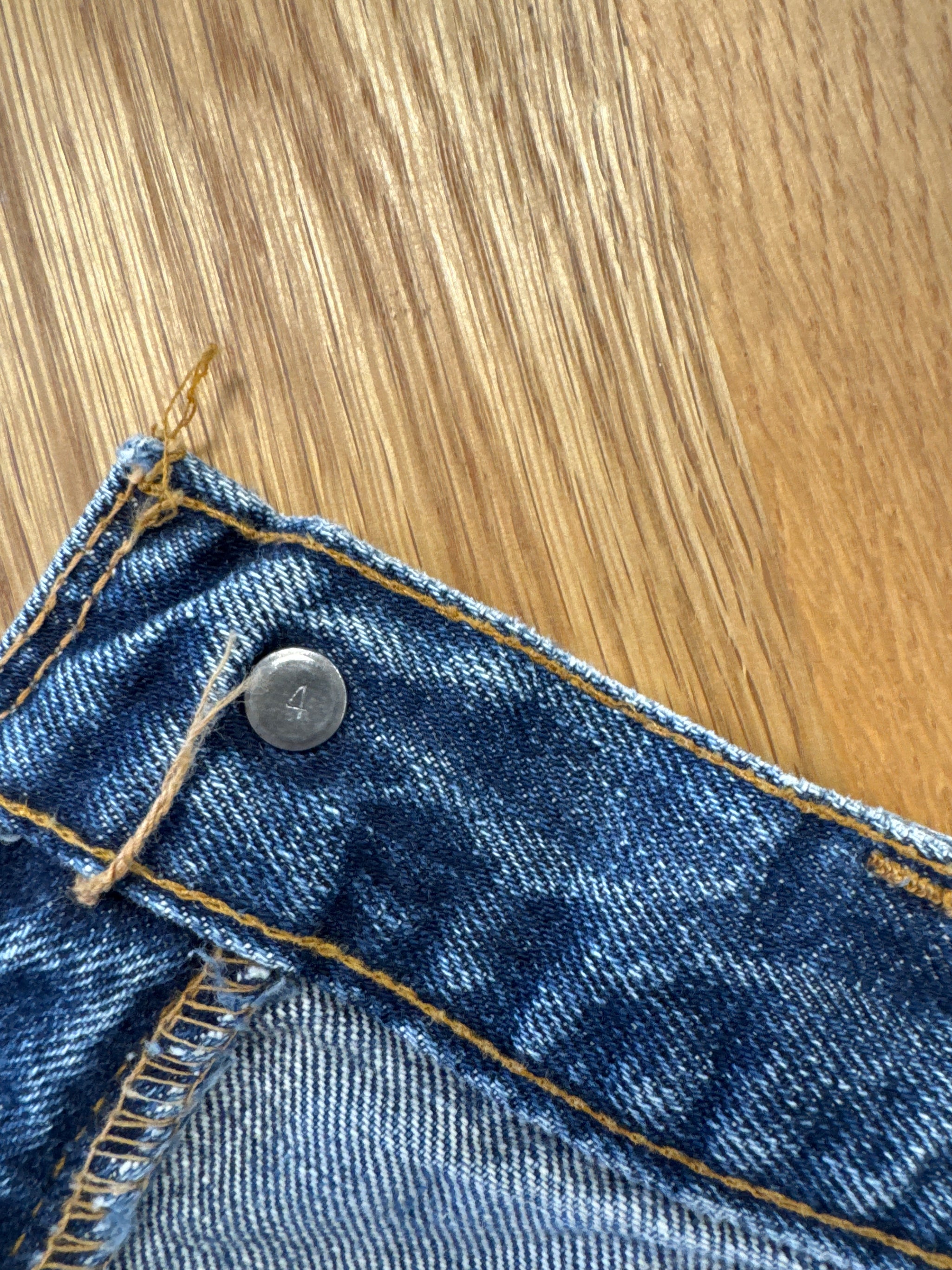 Vintage Big E Jeans (Zip) (34W x 27.5L)