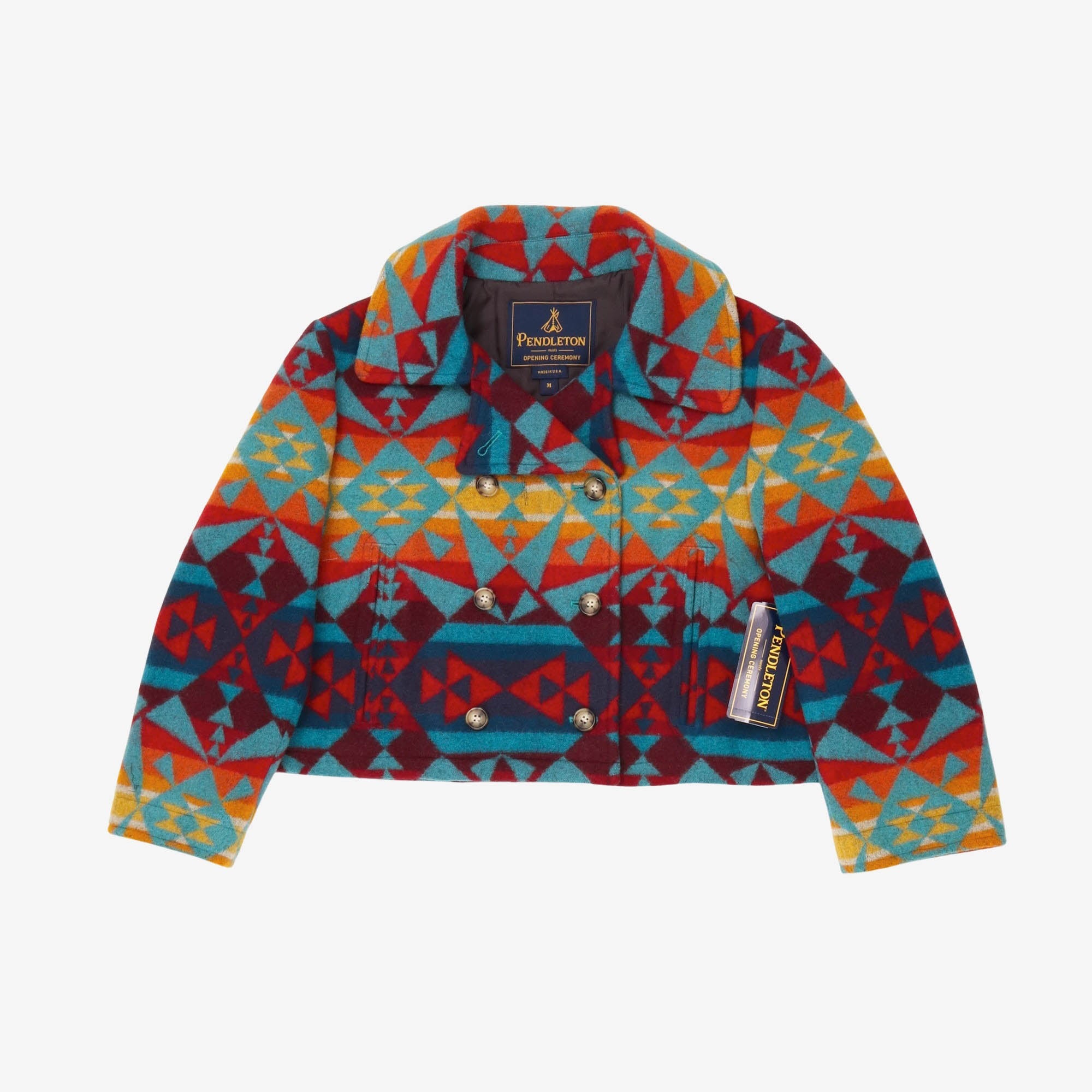 Pendleton Opening Ceremony Womens Cropped Pea Coat – Marrkt