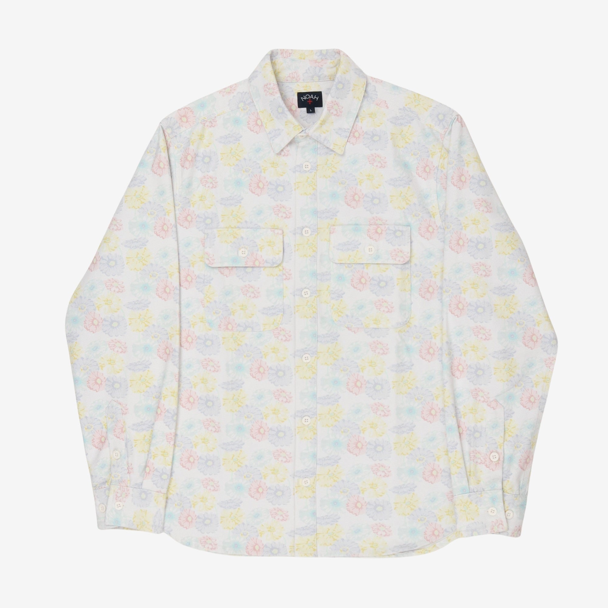 トップス NOAH Floral Print Work Shirt Ssize Noah Floral Print Work Shirt – Marrkt