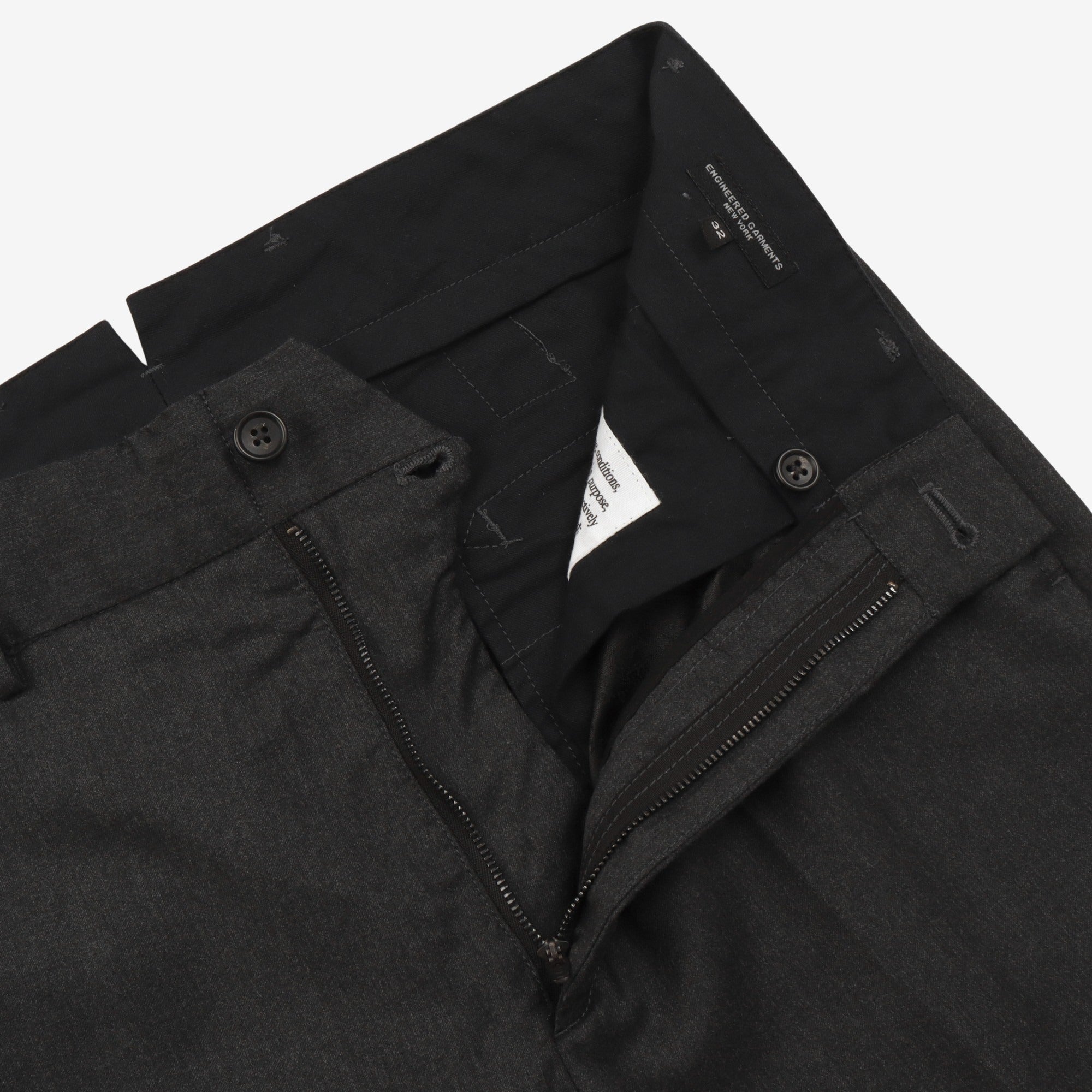 Wool Chino Trousers (32W x 26L)