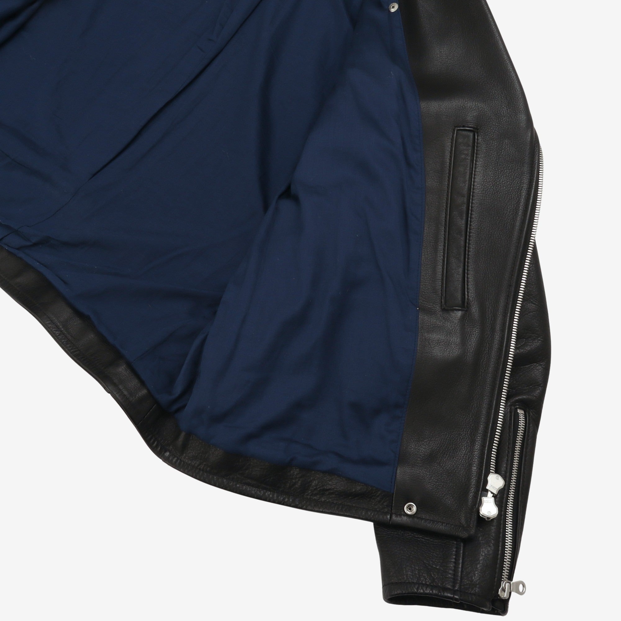 Leather Riders Jacket (Fits like M)