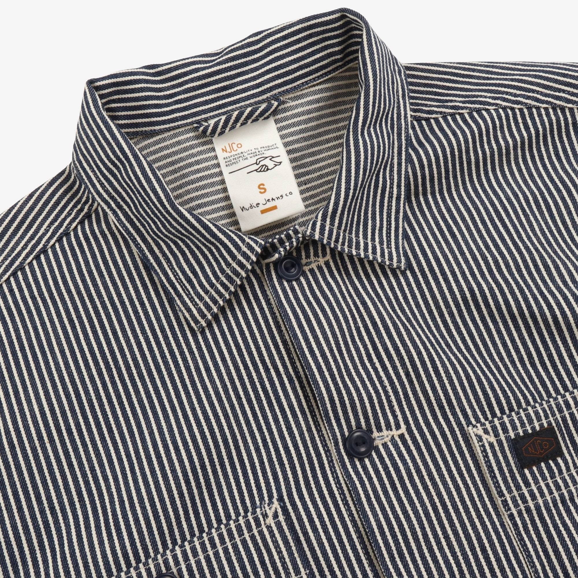 Nudie Jeans Vincent Hickory Stripe Work Shirt – Marrkt