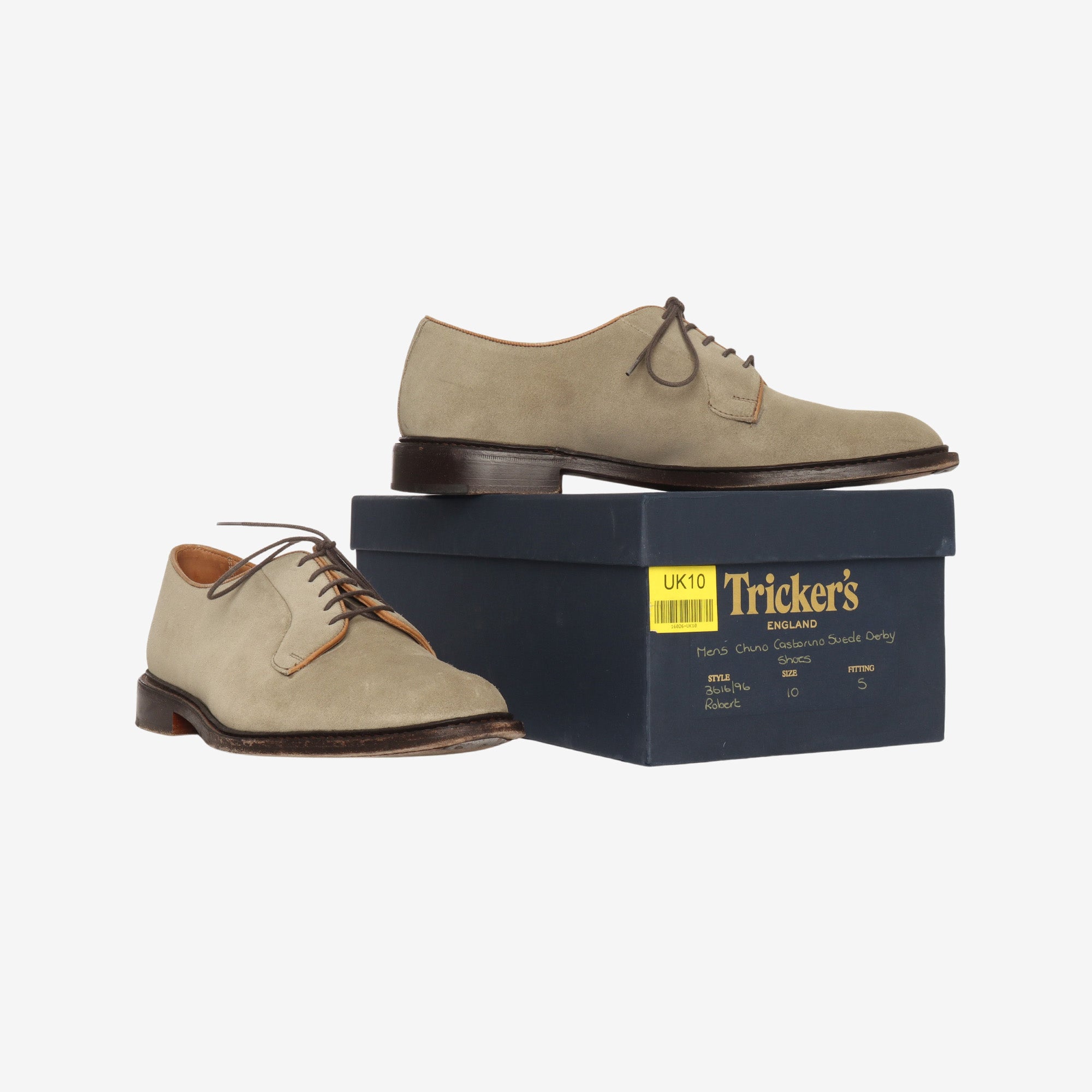 Trickers Robert Suede Derby (Peggs & Son) – Marrkt