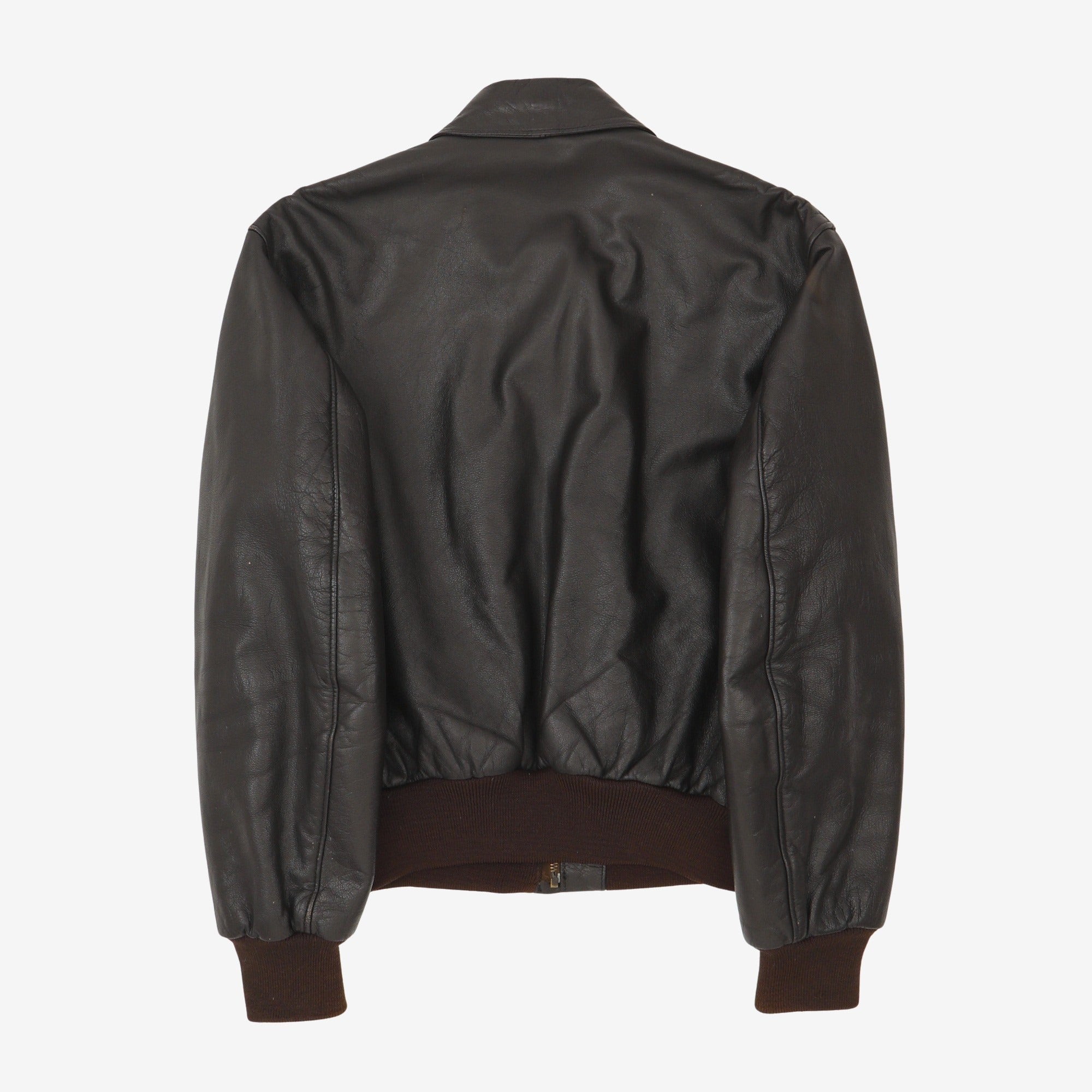 LL Bean 80s Leather A2 Bomber Jacket – Marrkt