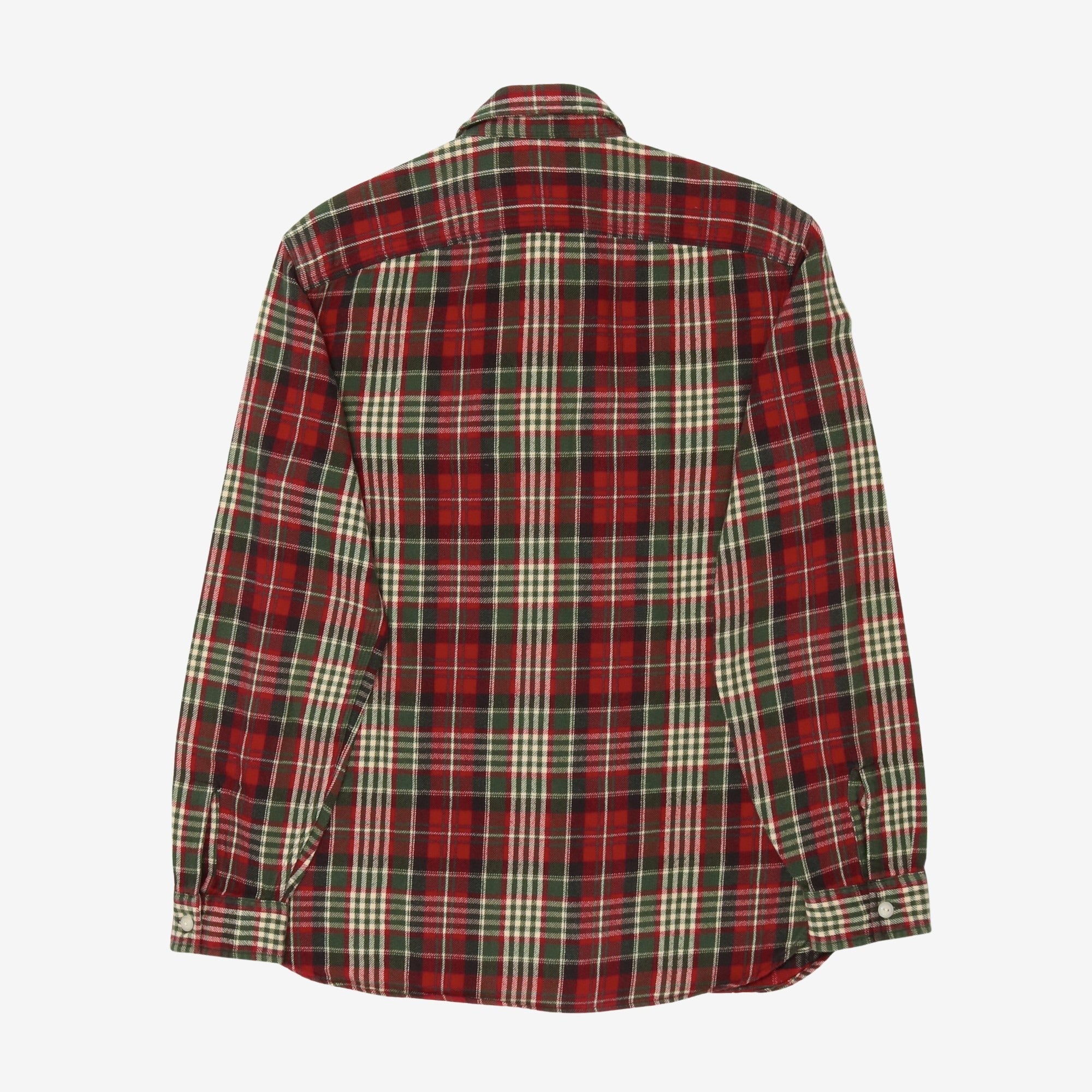 Plaid Flannel Work Shirt