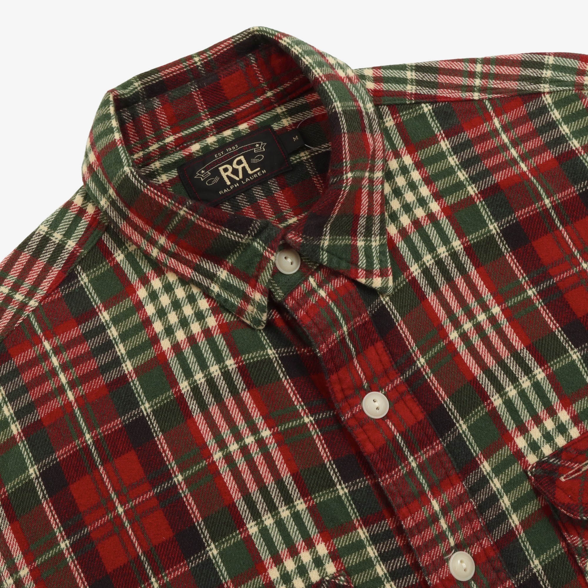 Plaid Flannel Work Shirt