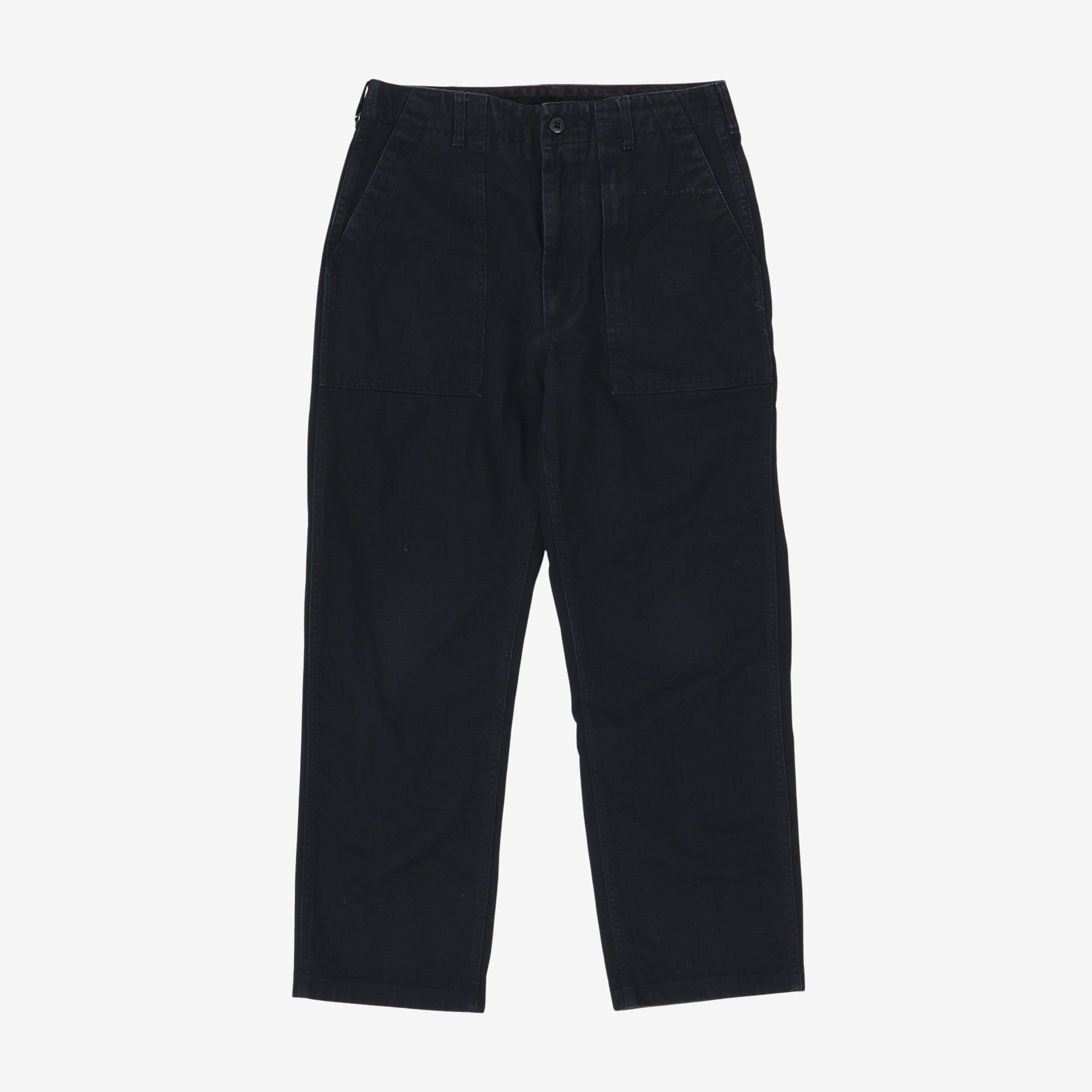 パンツ ENGINEERED GARMENTS FATIGUE PANT Black M ENGINEERED GARMENTS WORKADAY『Fatigue Pant-Cotton Reversed