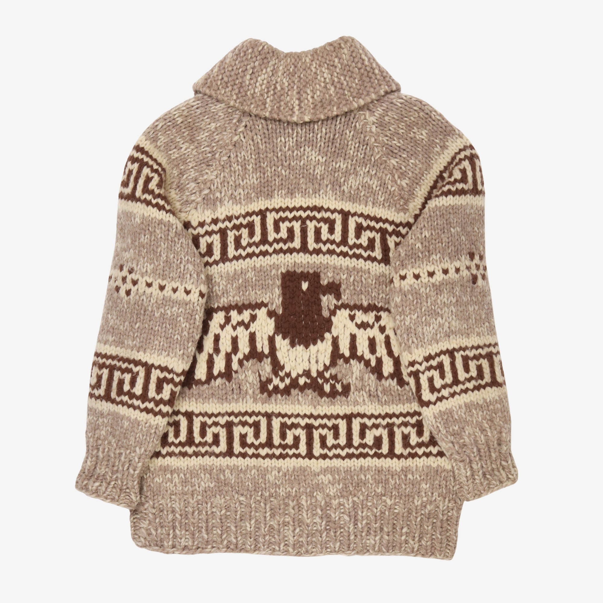 1980s Cowichan Zip Sweater