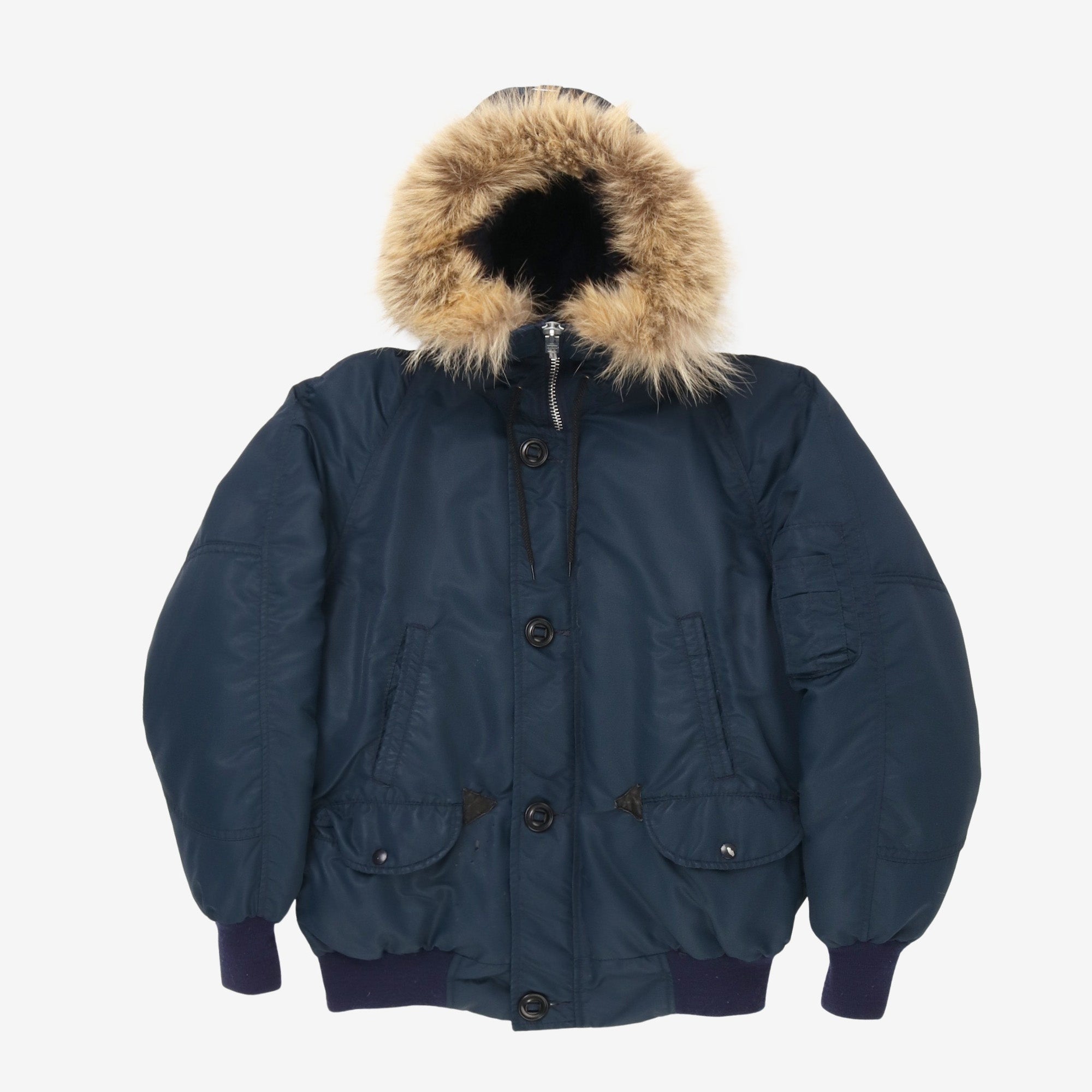 Vintage Hooded Down Jacket