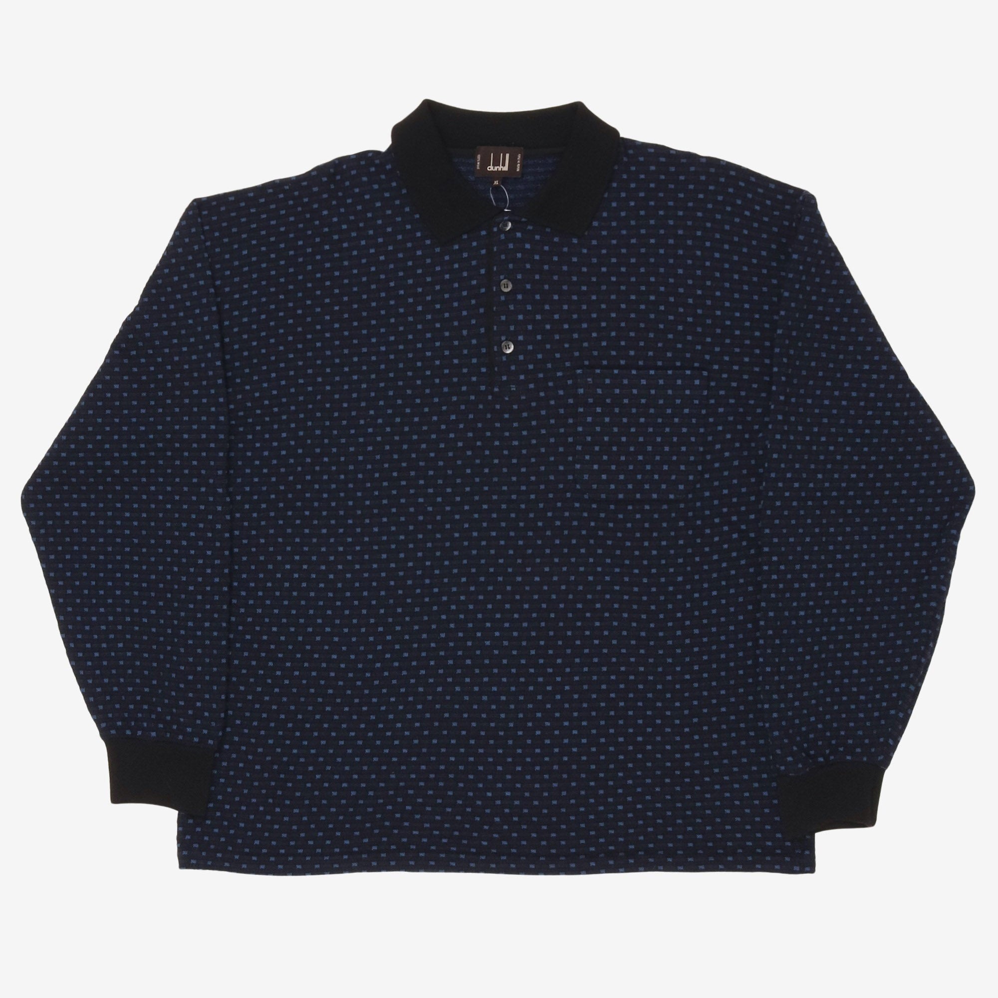 Wool Knit Polo LS