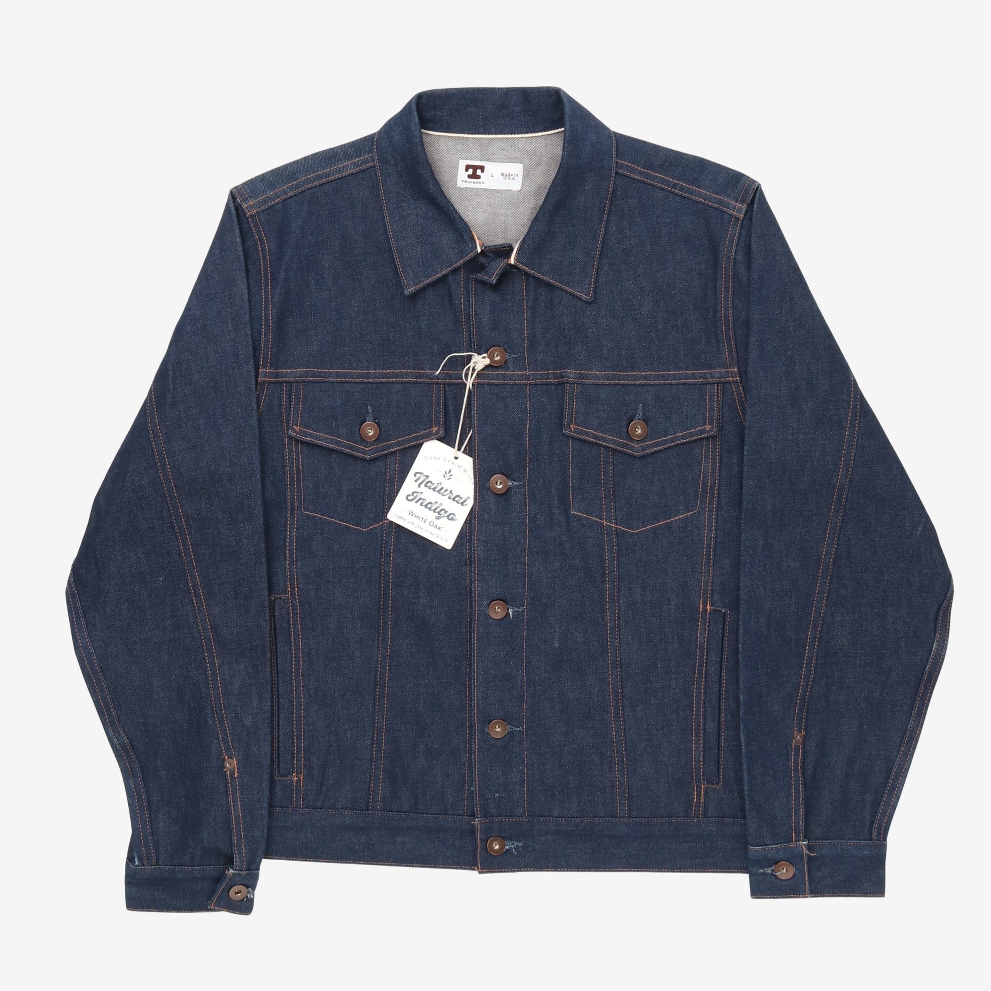 Tellason 14.47oz Cone Mills White Oak Denim Jacket – Marrkt