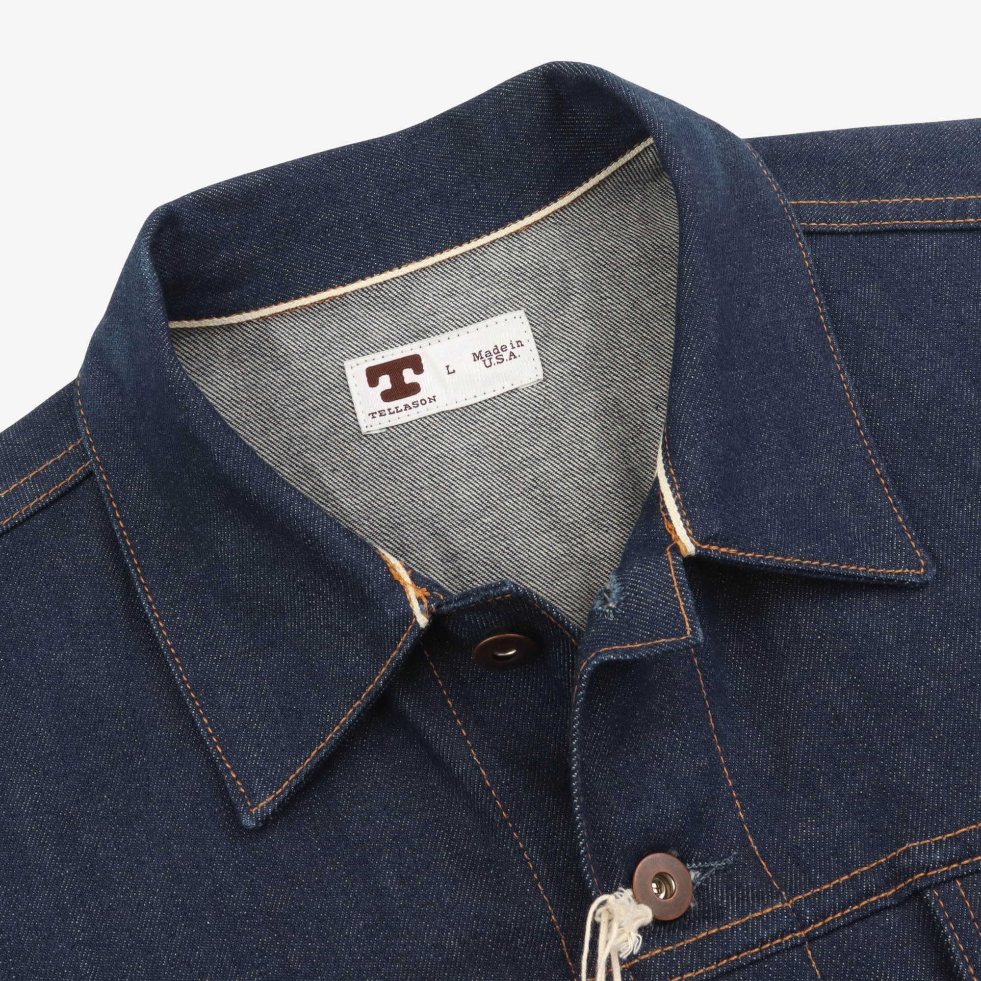 Tellason 14.47oz Cone Mills White Oak Denim Jacket – Marrkt