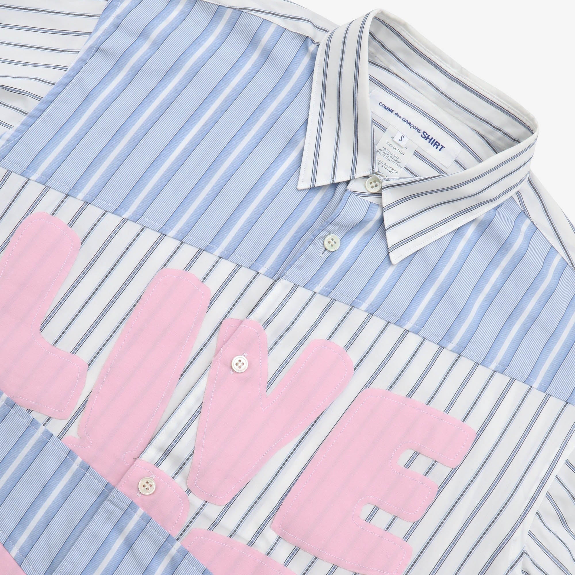 Comme des Garçons Live Free Patch Shirt – Marrkt