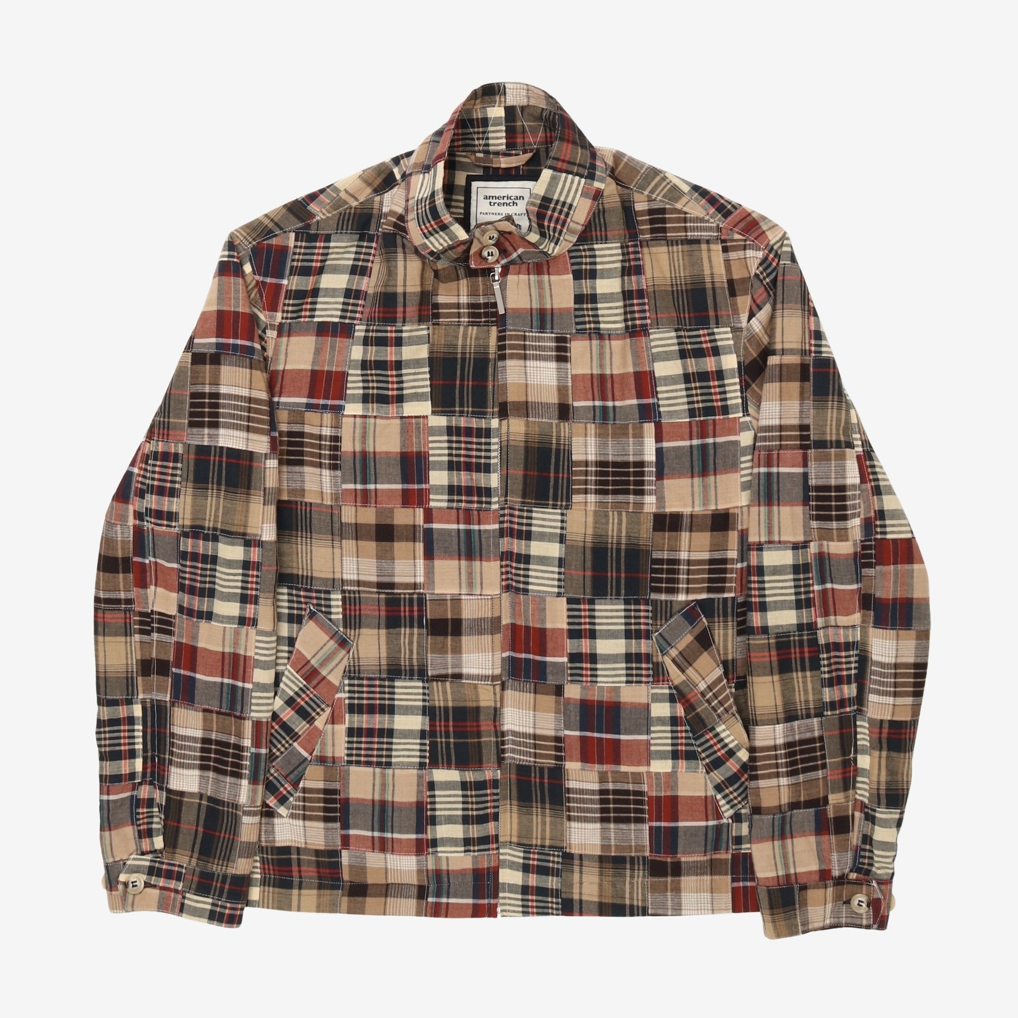 J Press Patchwork Madras Harrington (American Trench) – Marrkt