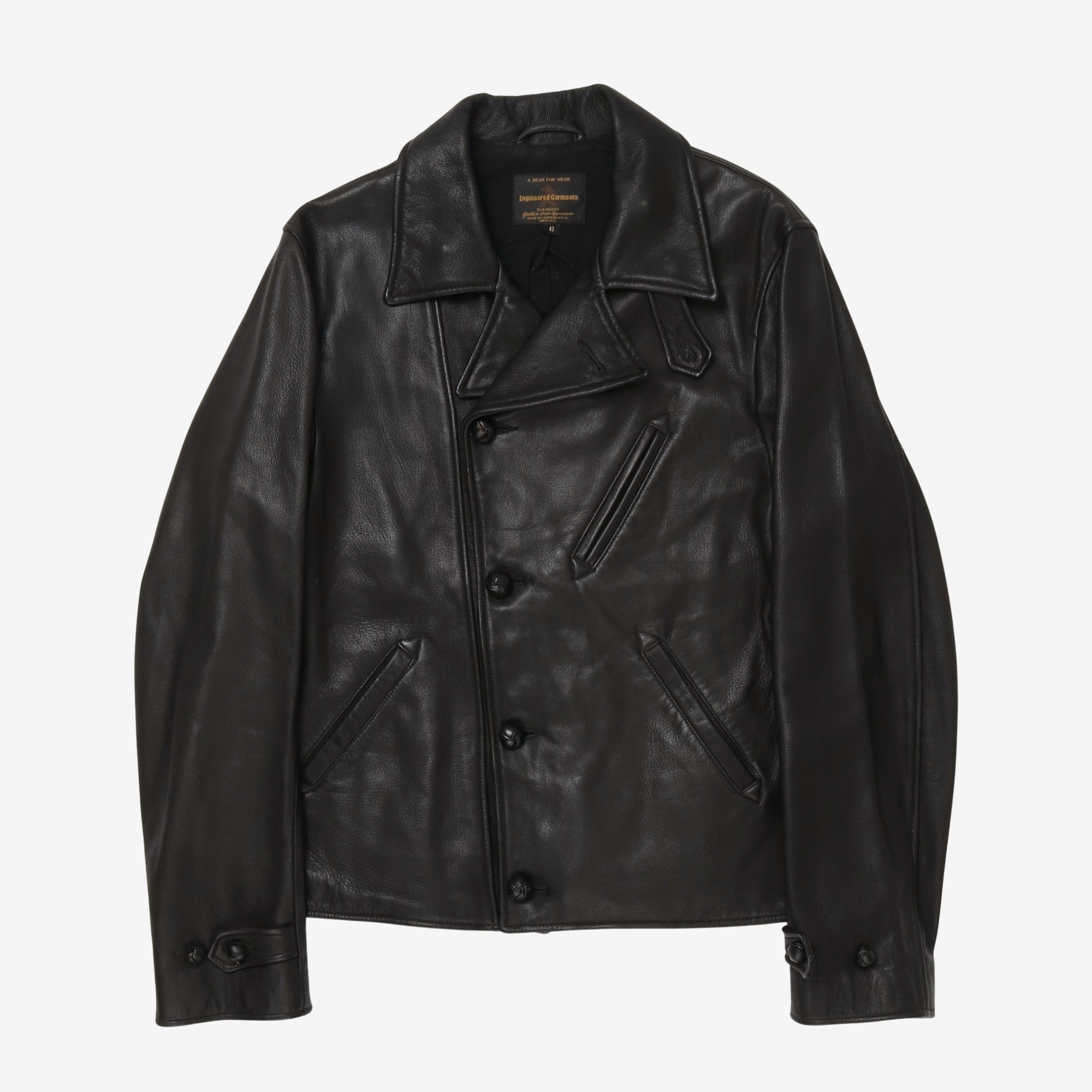 Engineered Garments Leather Biker Jacket