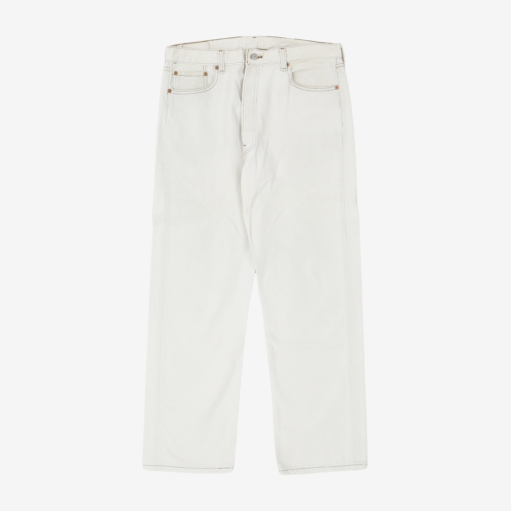 Levis 501 white deals