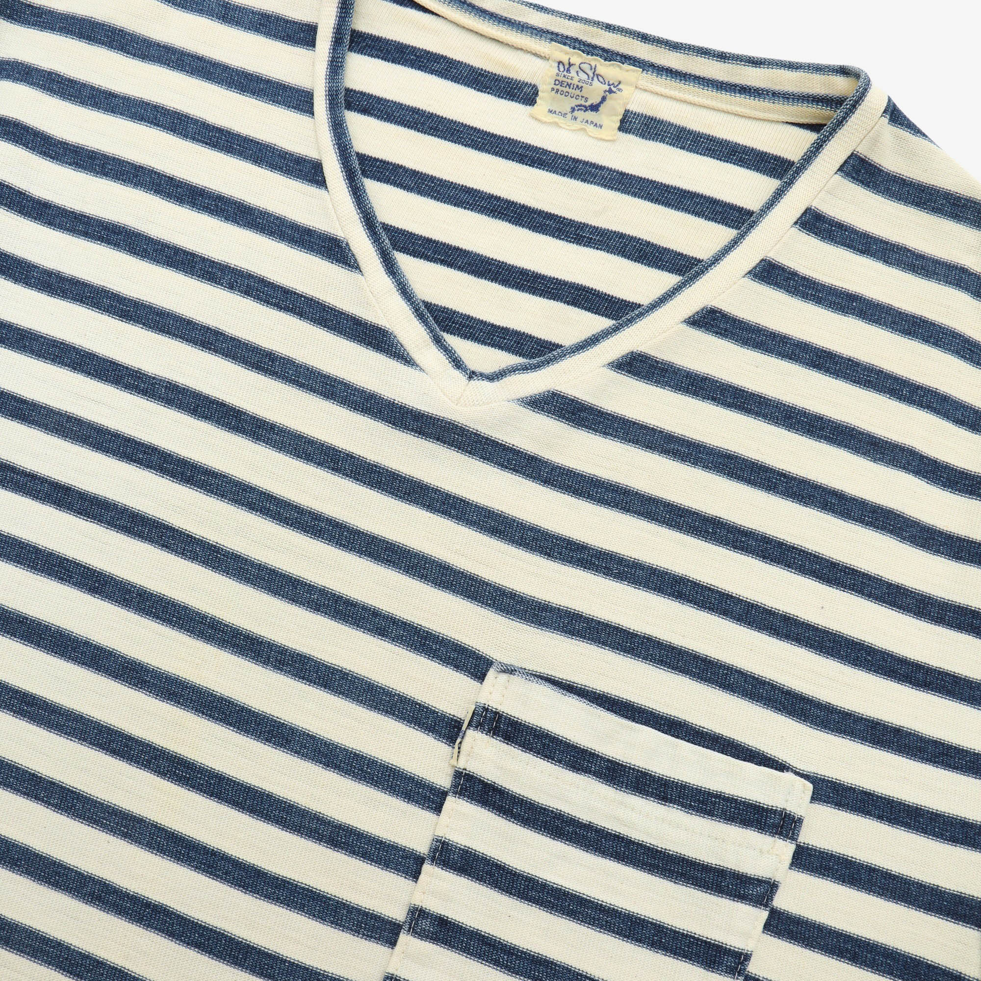 Striped V-Neck T-Shirt