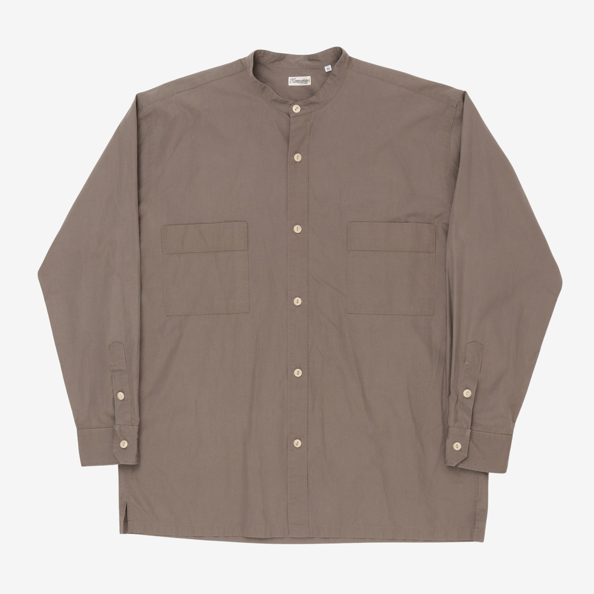 Collarless Work Shirt