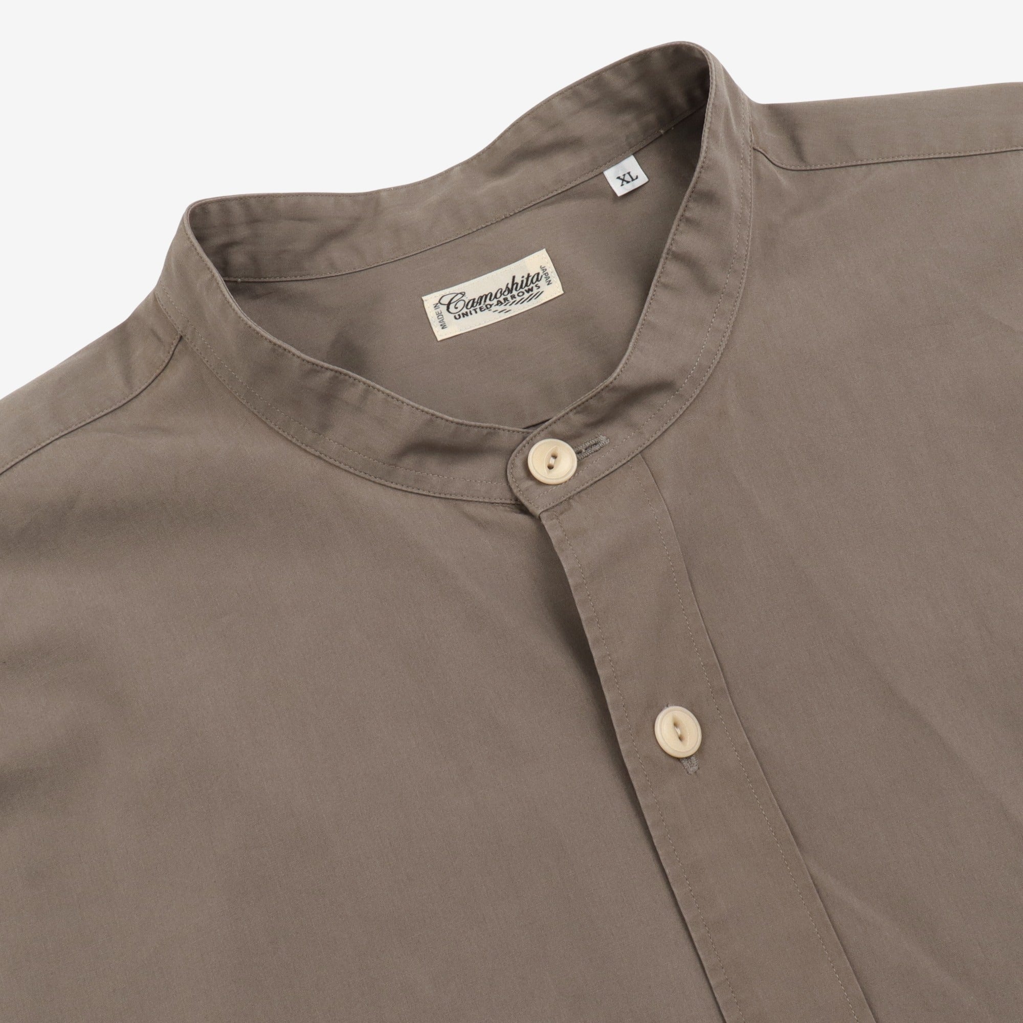 Collarless Work Shirt