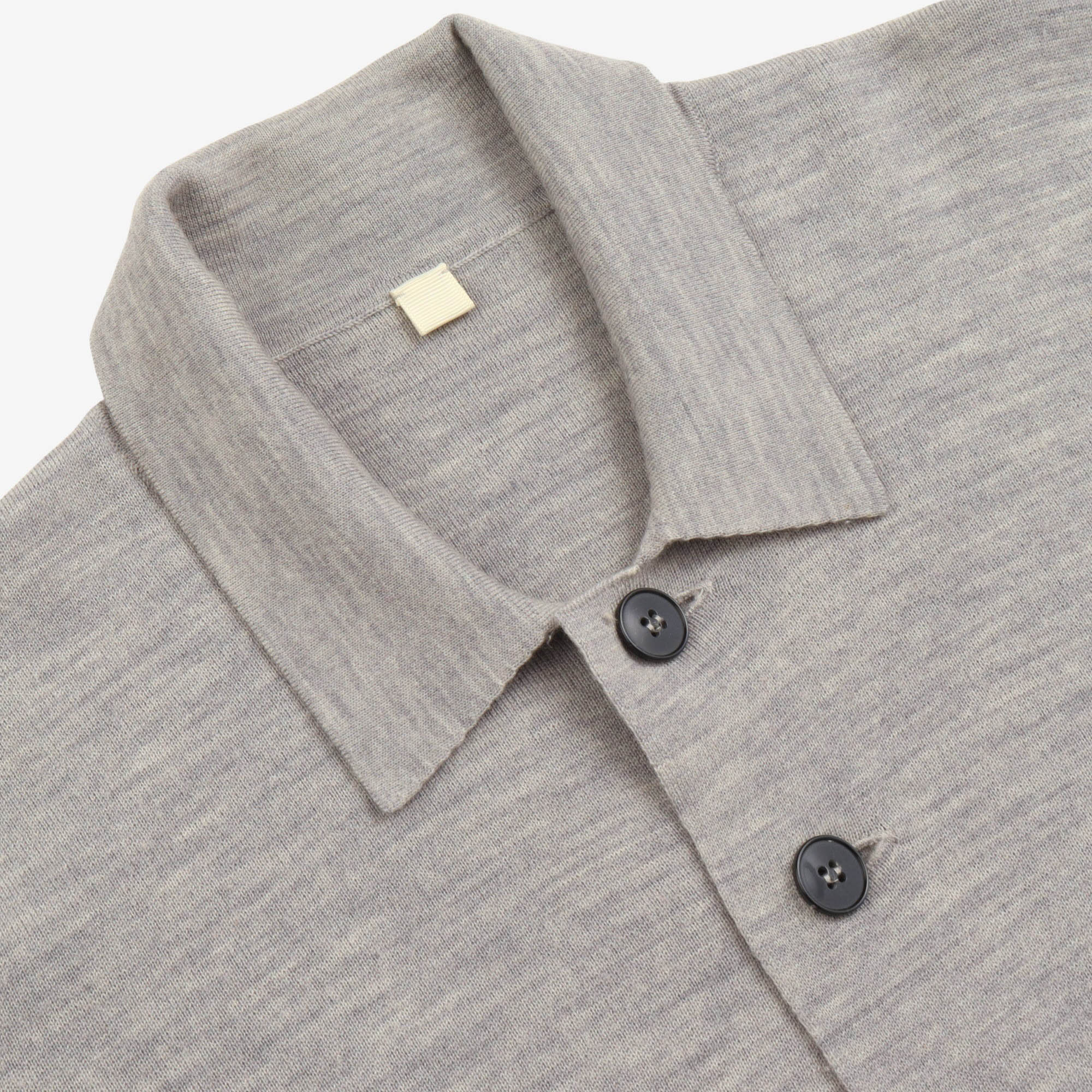 Merino Collared Cardigan