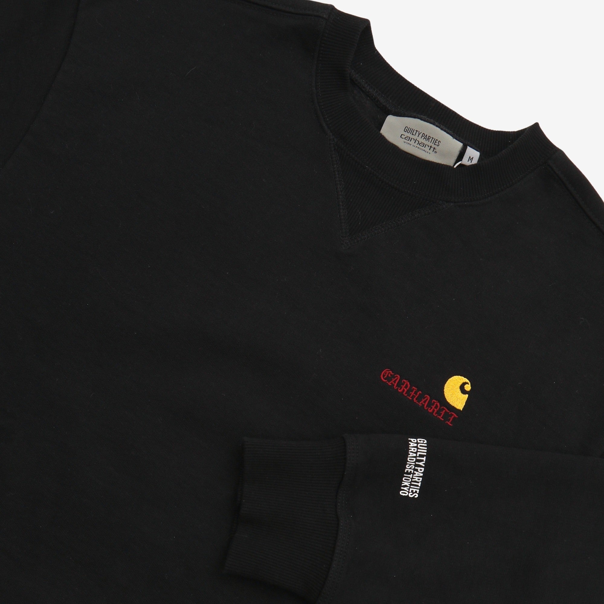 ★値下げ★Carhartt × WACKO MARIA スウェット ブラック M Carhartt American Script Sweatshirt (Wacko Maria) – Marrkt