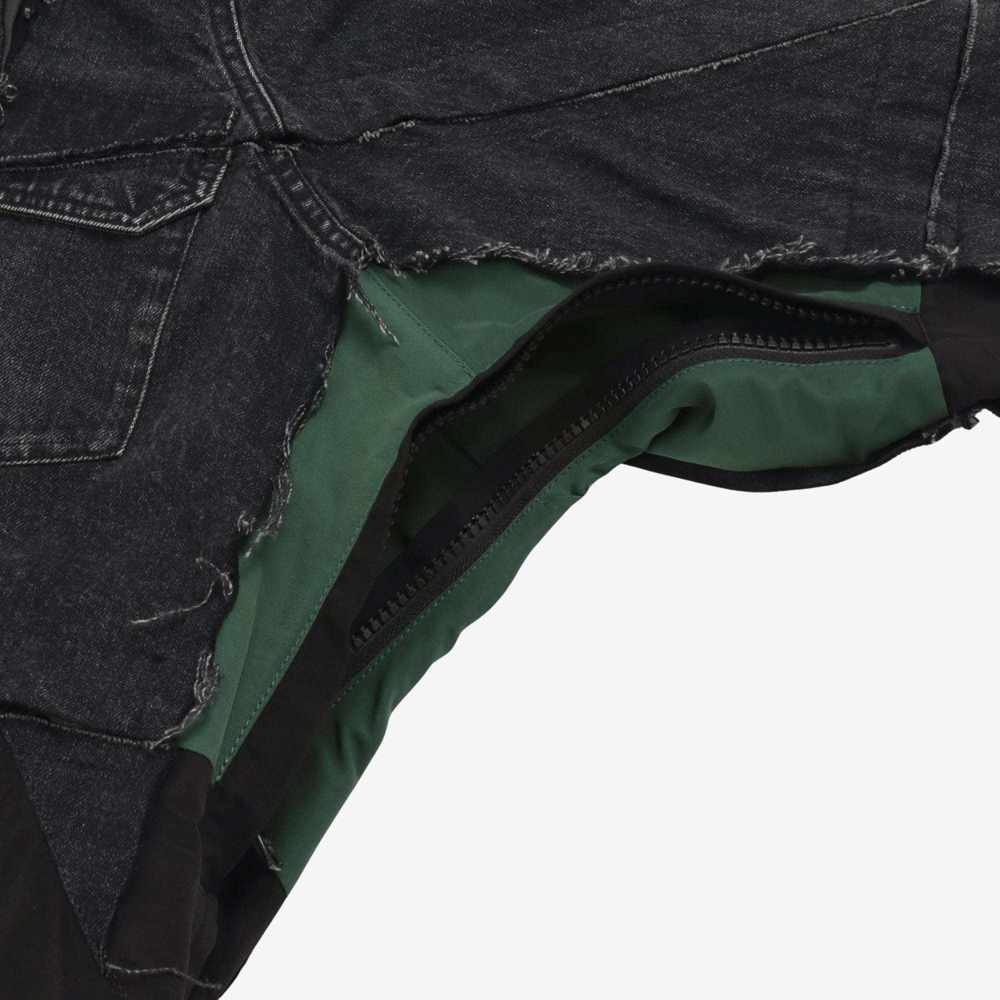 Reversible Denim Nylon Jacket