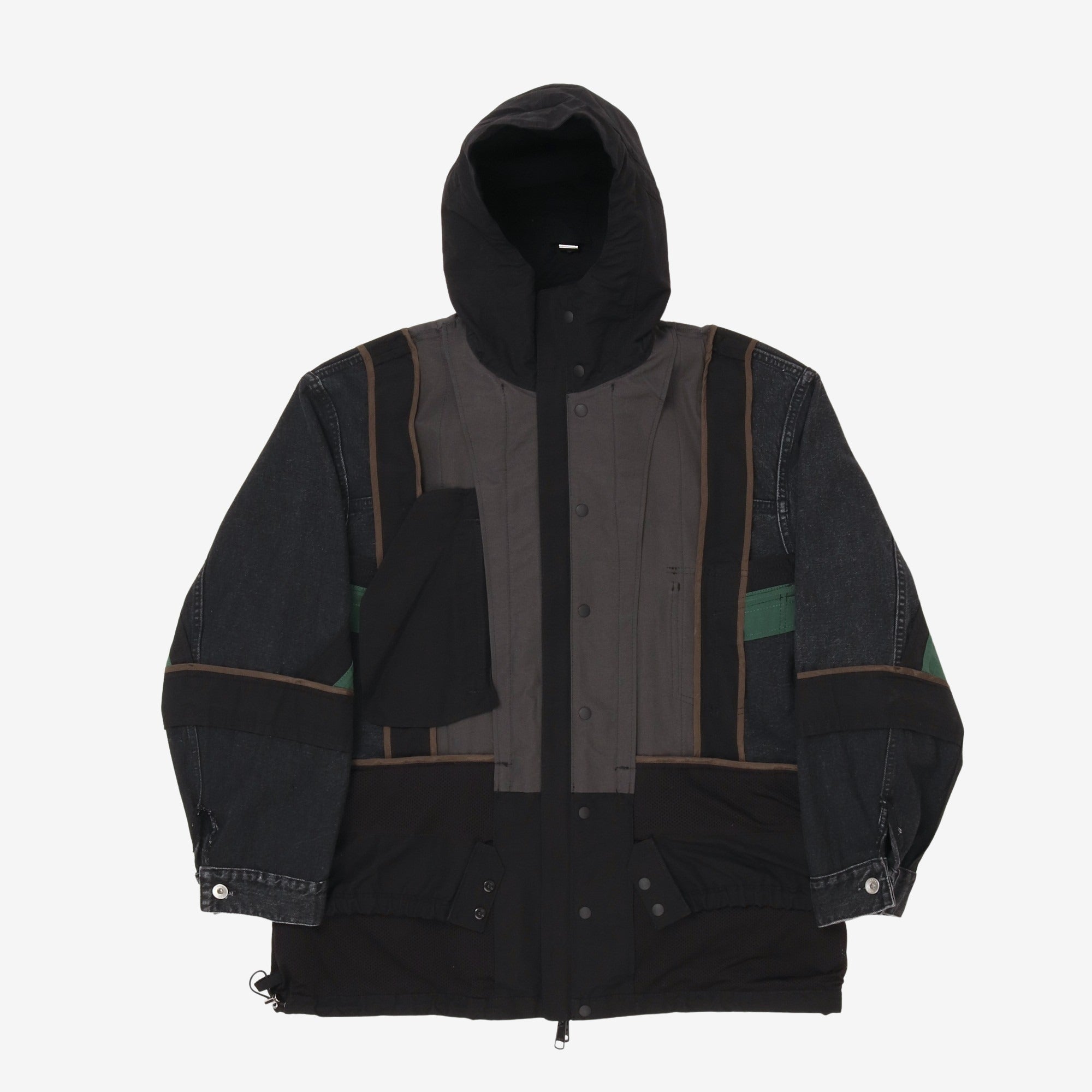 Reversible Denim Nylon Jacket