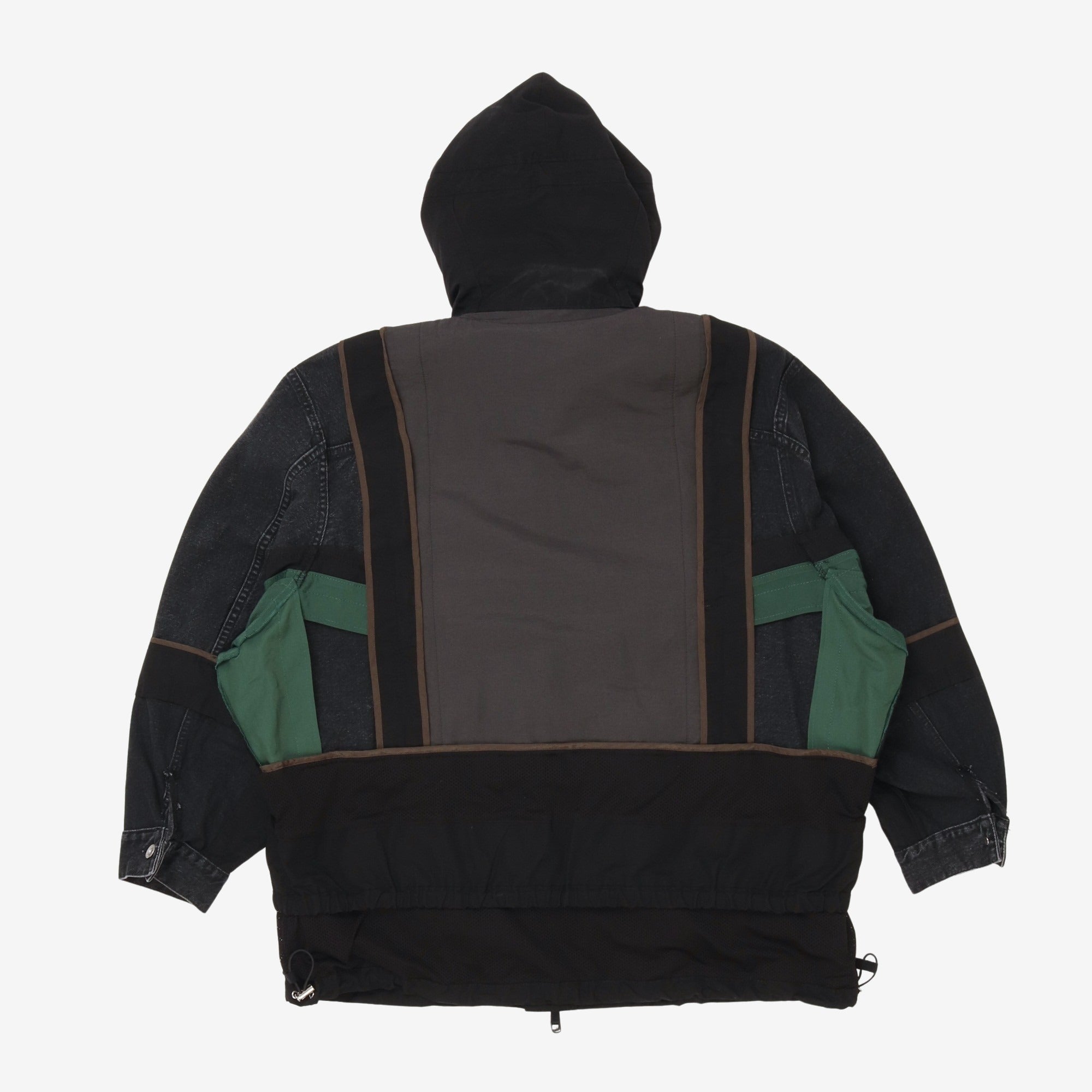 Reversible Denim Nylon Jacket