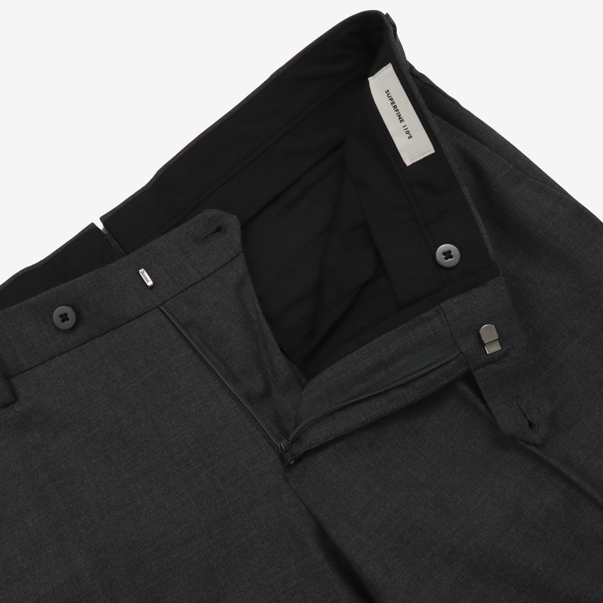 Pleated Wool Trousers (34W x 29L)