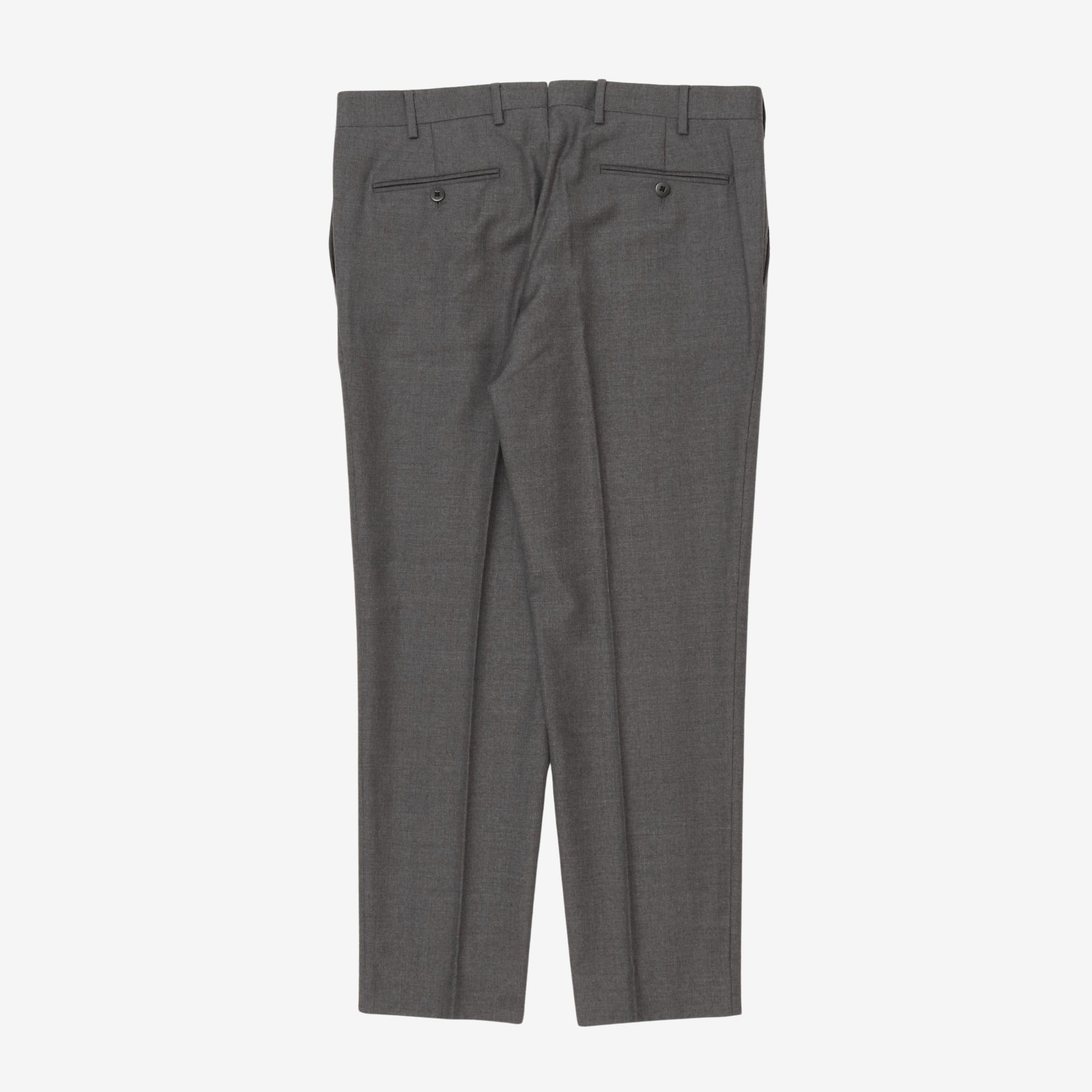 Wool Pleated Trousers (34W x 29L)