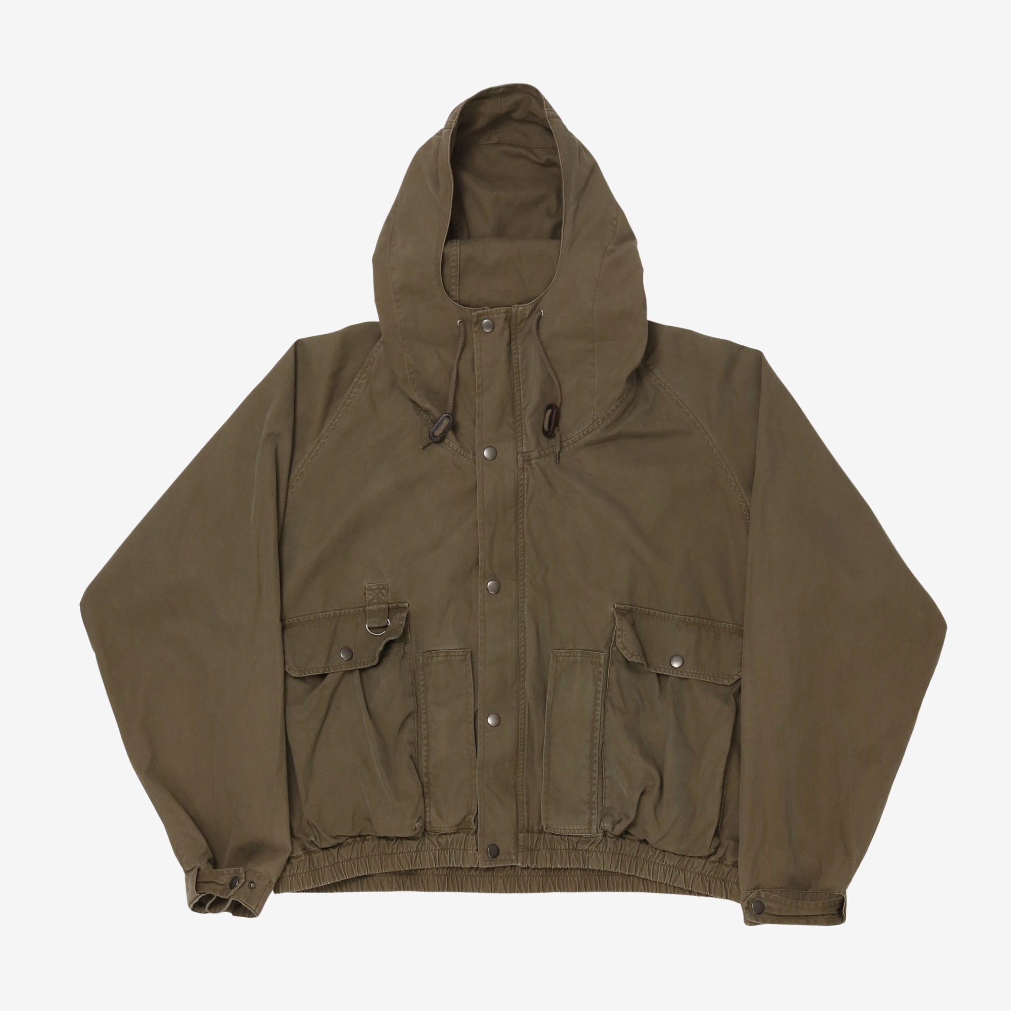 Cropped Hooded Parka