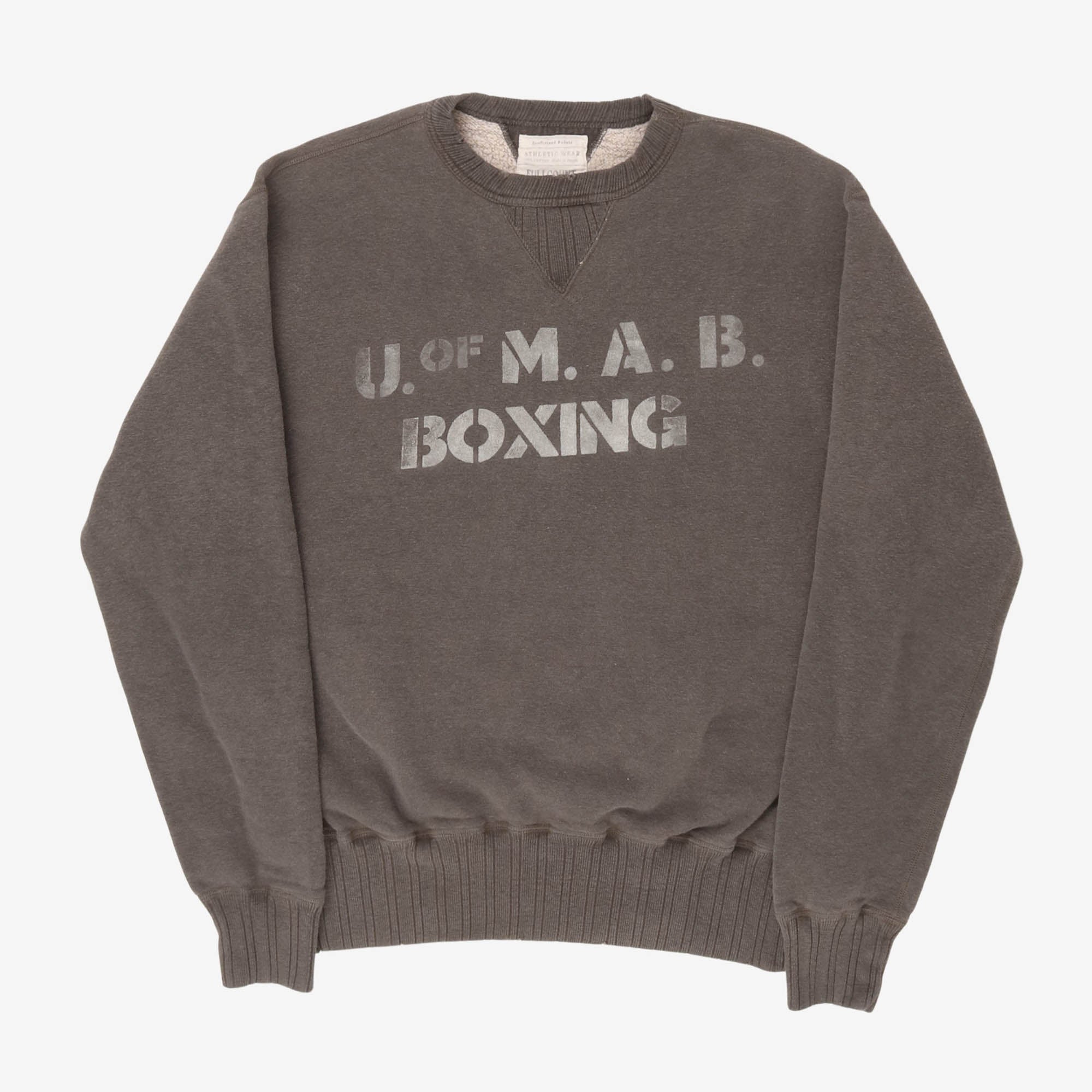 Distressed Boxing Sweatshirt