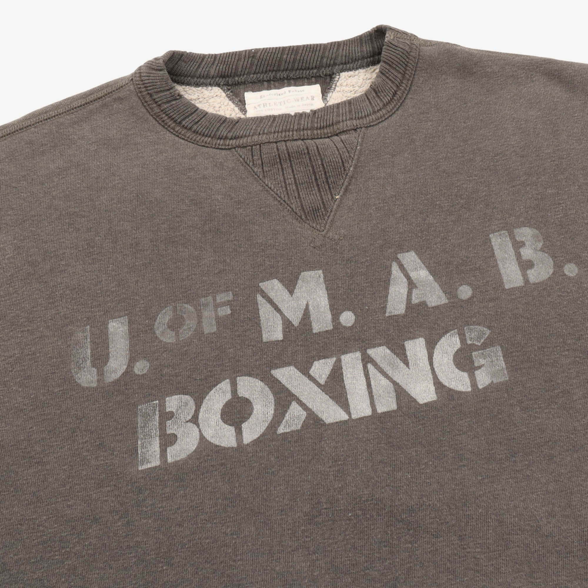 Distressed Boxing Sweatshirt