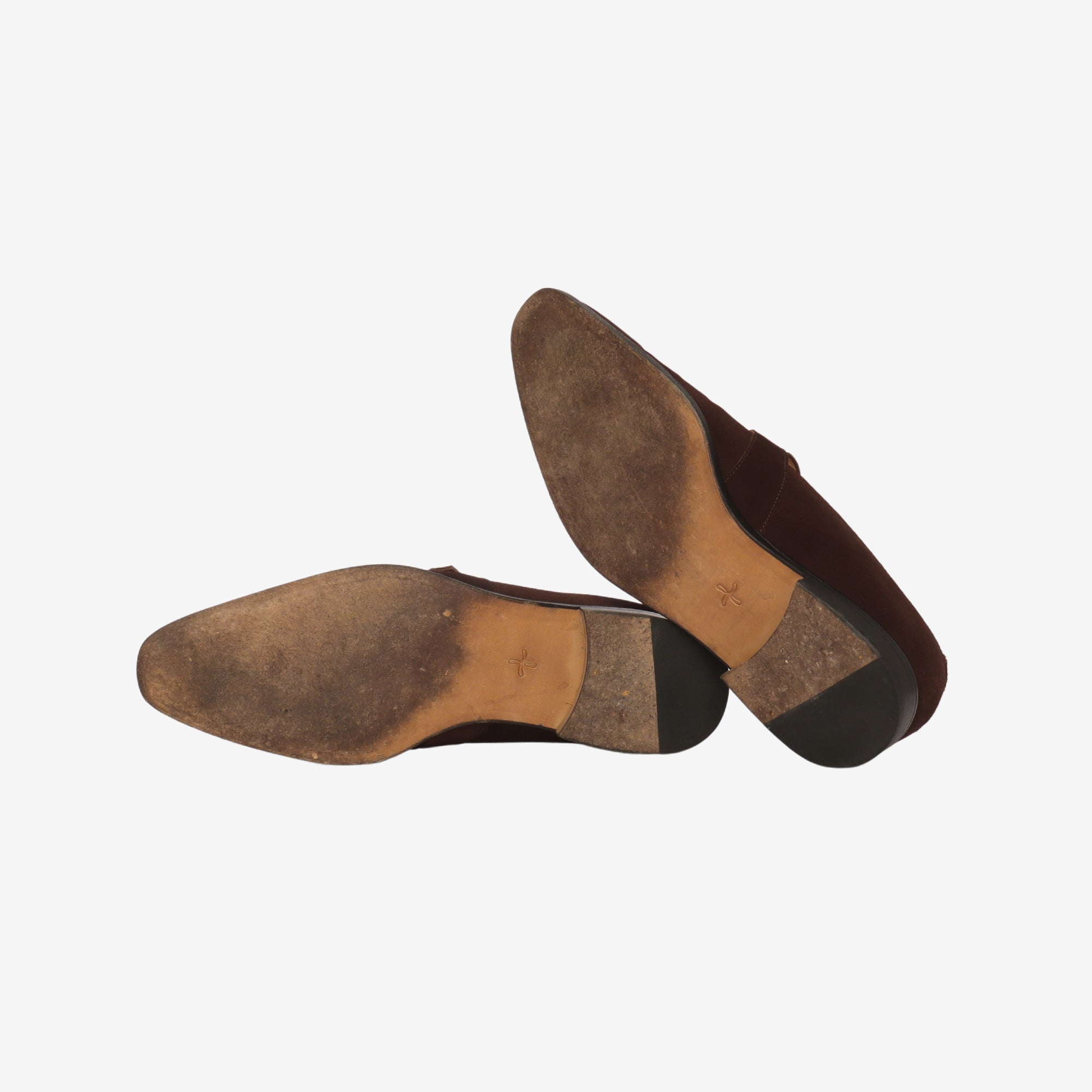 Suede Classico Monk Strap Shoes