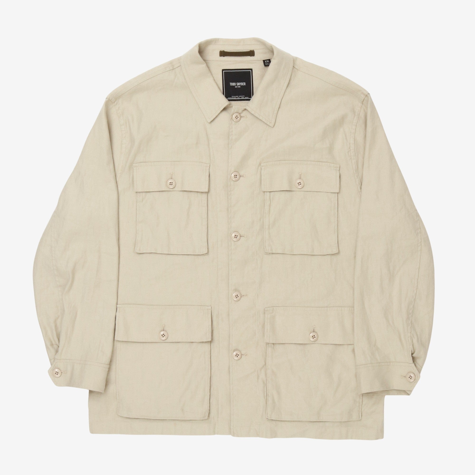 Linen Blend Field Jacket