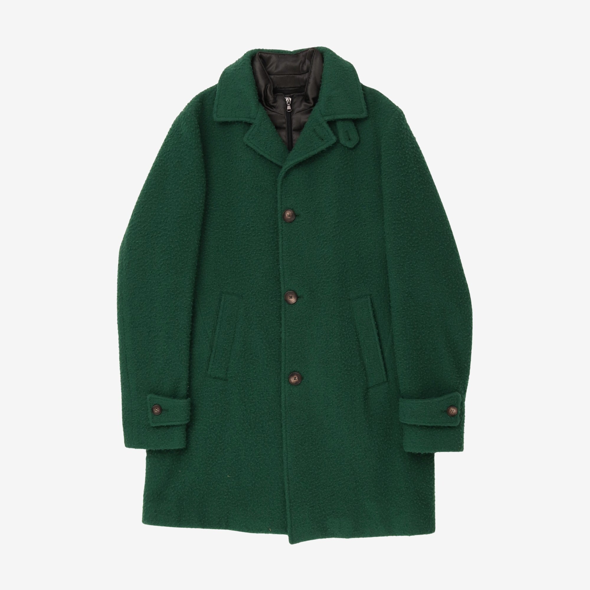 101 Brushed Wool Overcoat