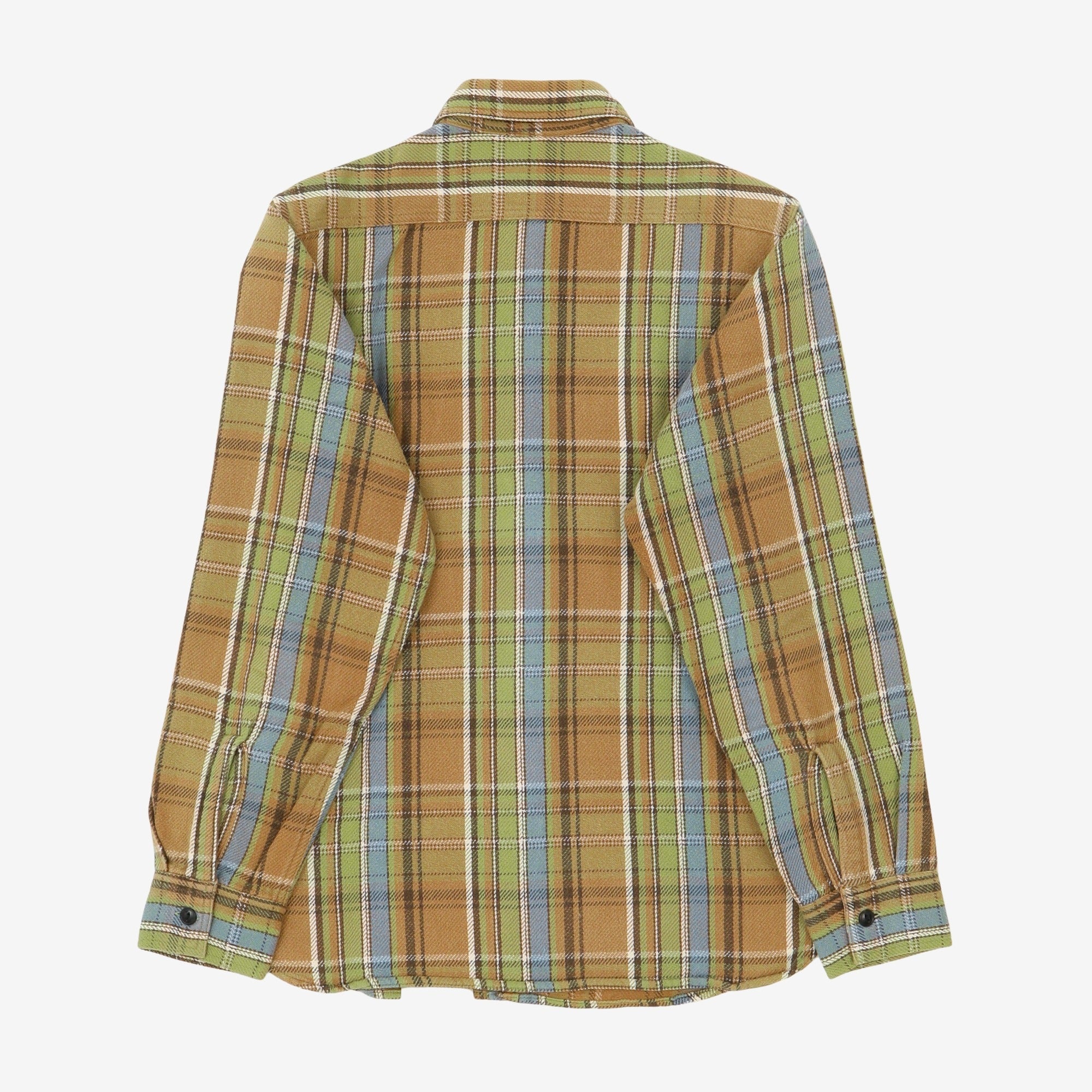 Twill Check Flannel Work Shirt