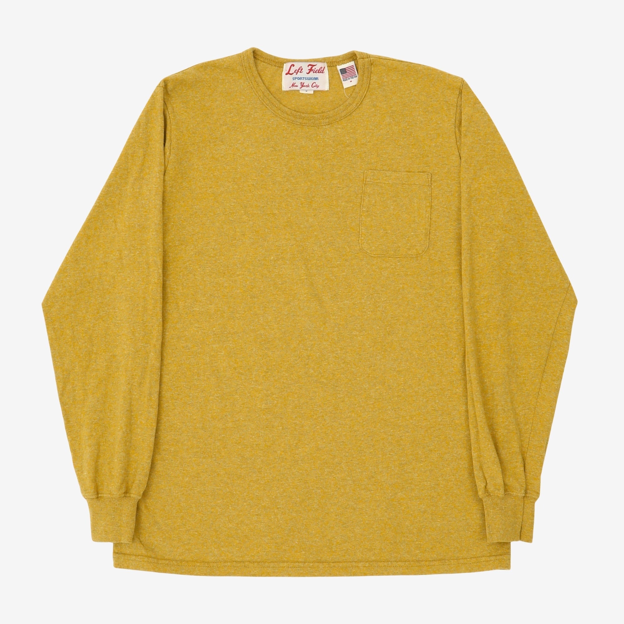 Heather Pocket LS Tee