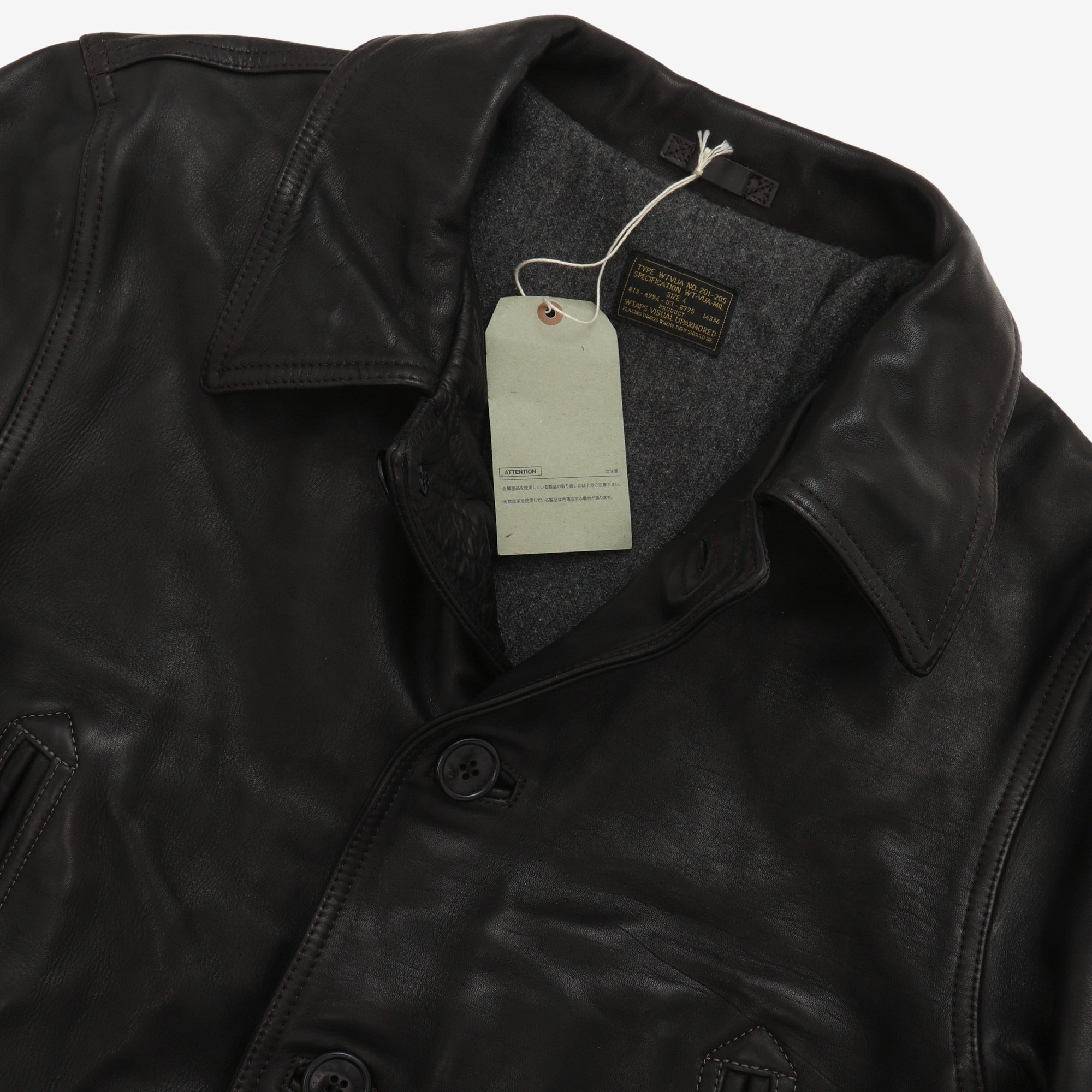 Leather Military Jacket