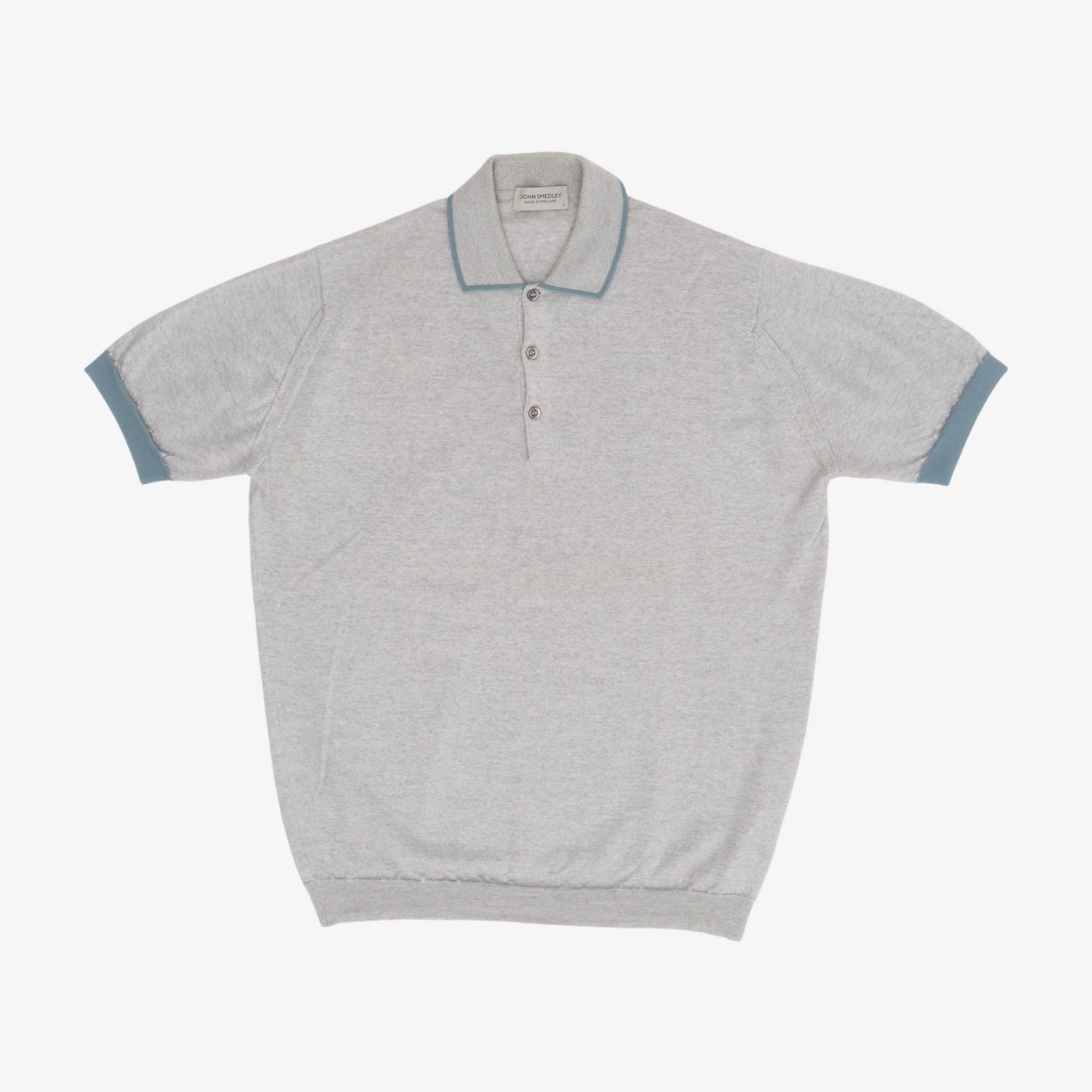 John Smedley Knitted Wool Polo Shirt – Marrkt