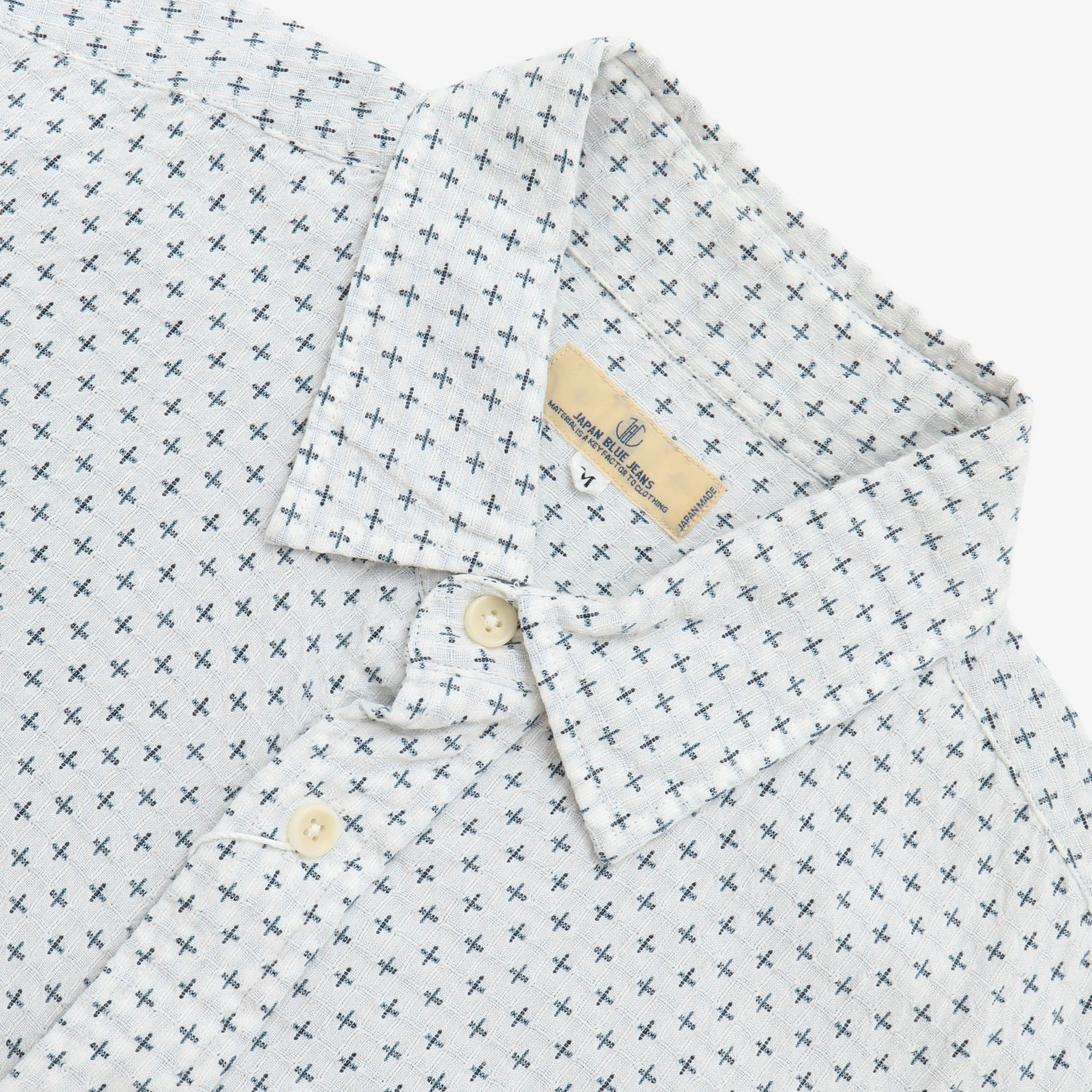 Japan Blue Jeans Shijira Weave Sashiko Pattern Shirt – Marrkt