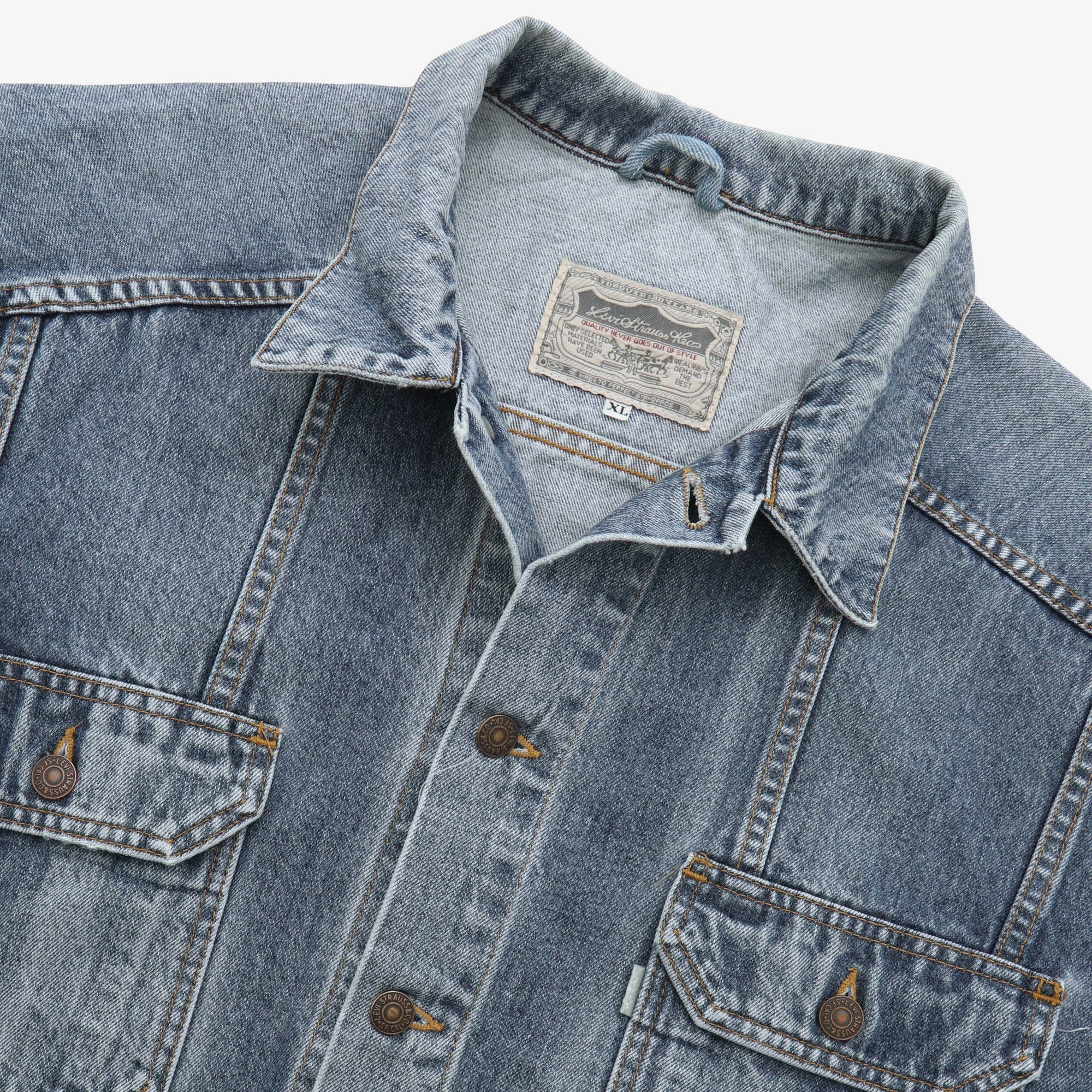 Vintage Silver Tab Trucker Denim Jacket