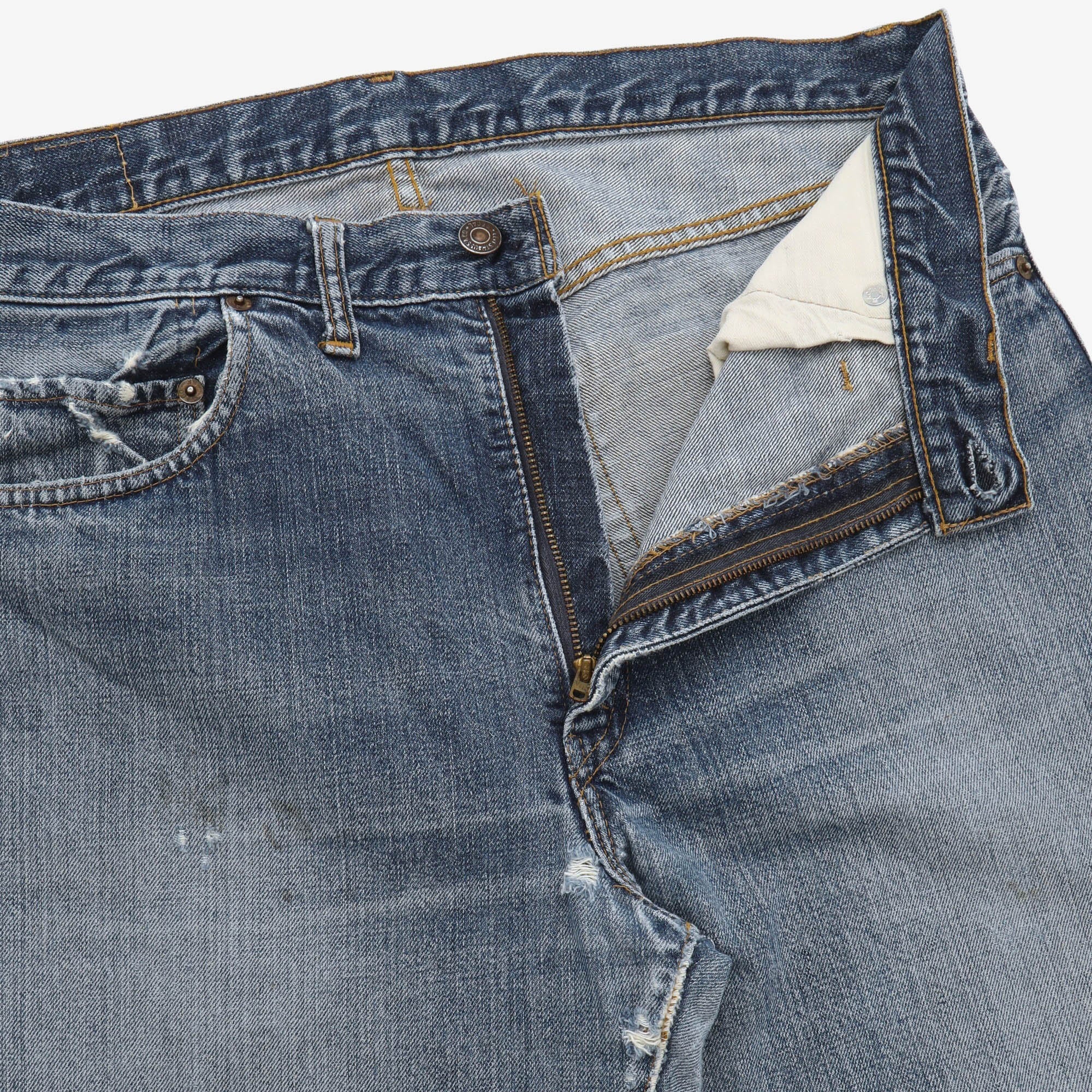 Vintage Big E Jeans (Zip) (34W x 27.5L)