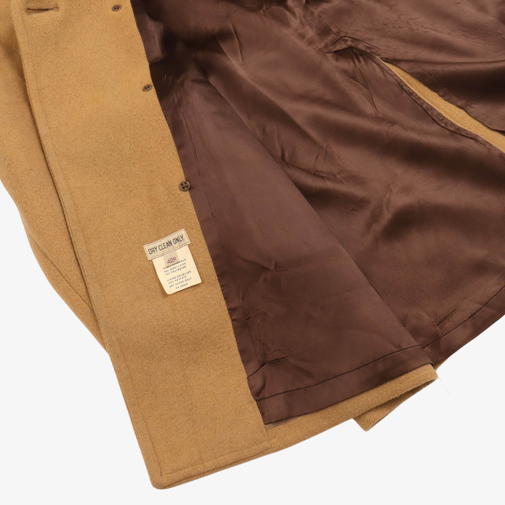 London Fog DB Wool Overcoat