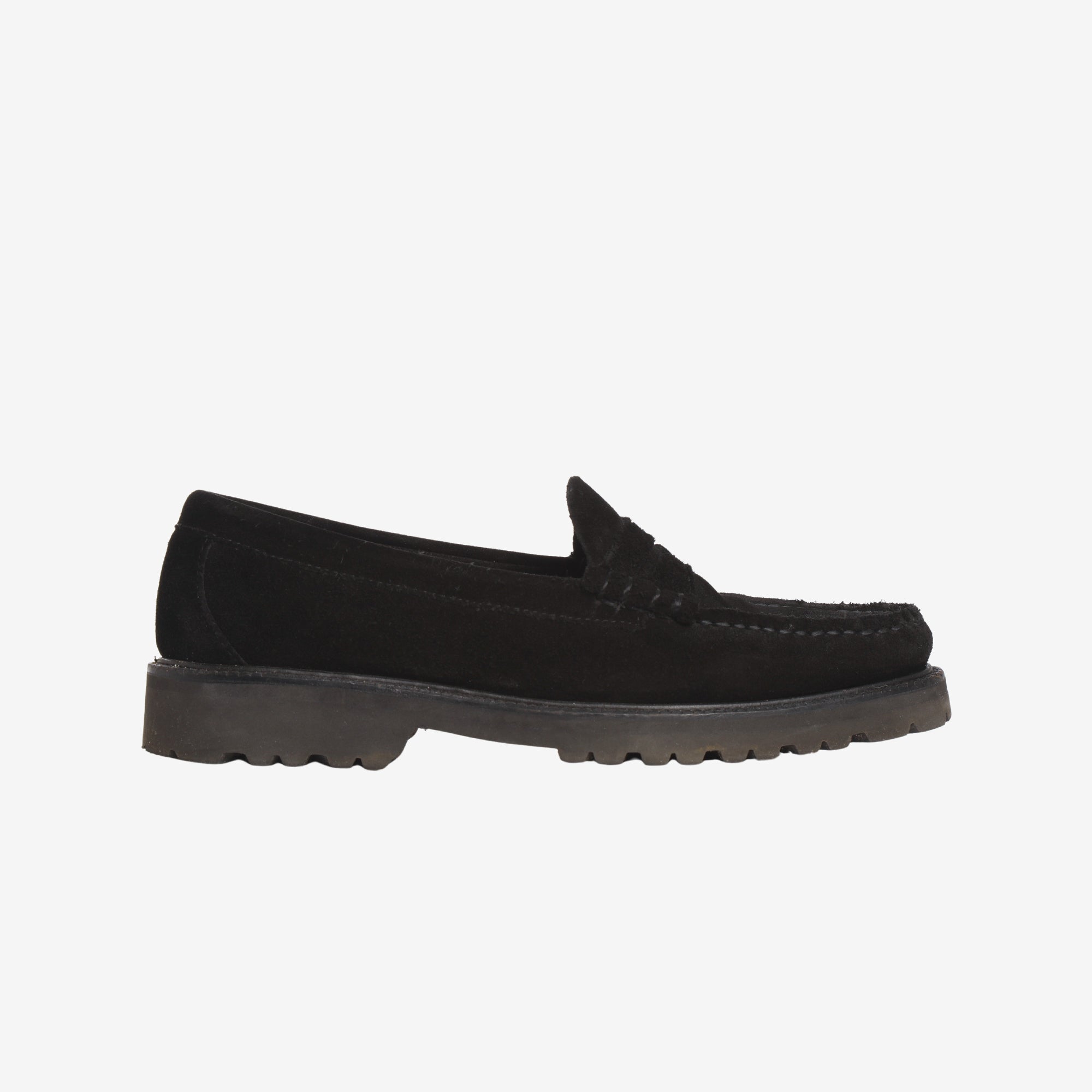 90s Suede Larson Penny Loafers