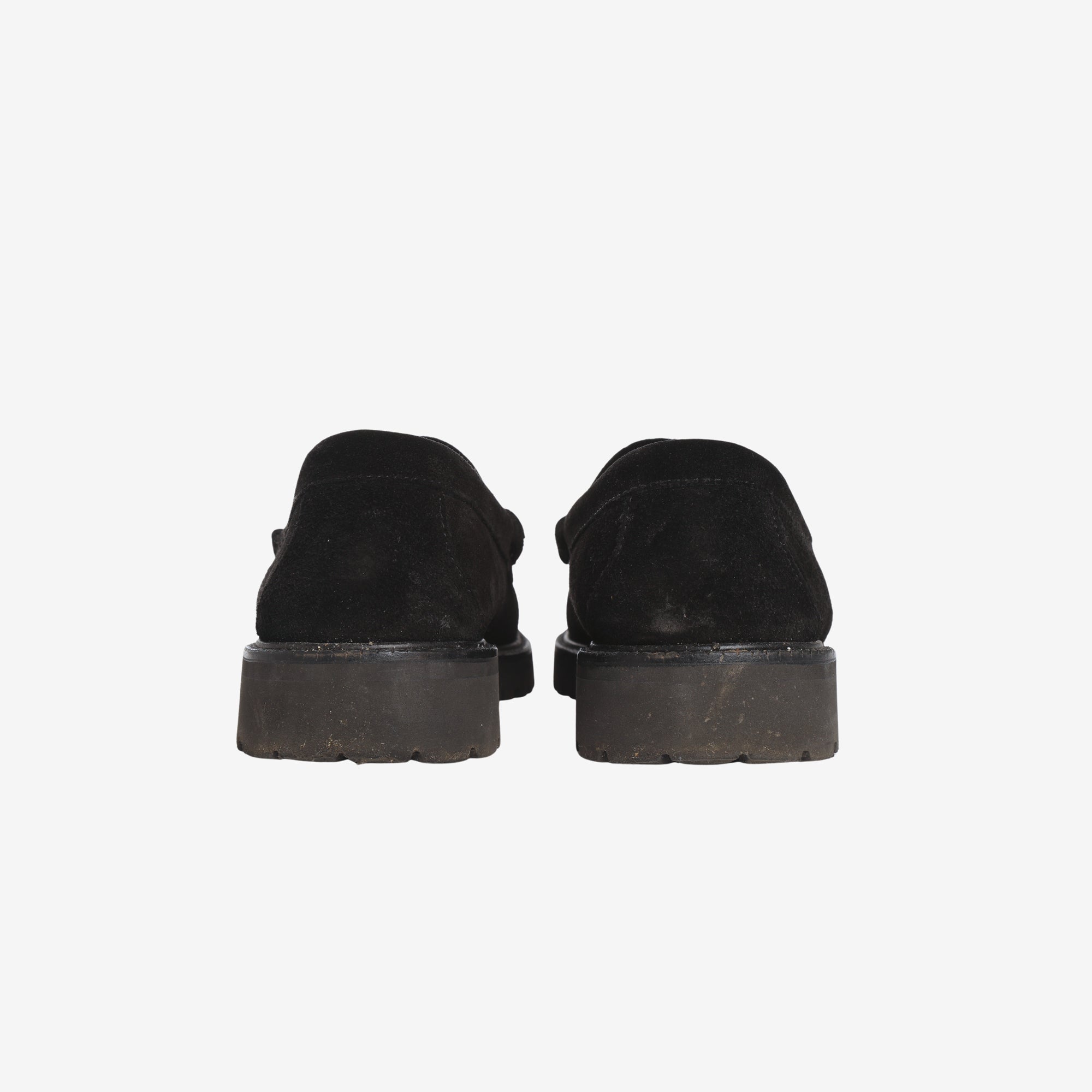 90s Suede Larson Penny Loafers