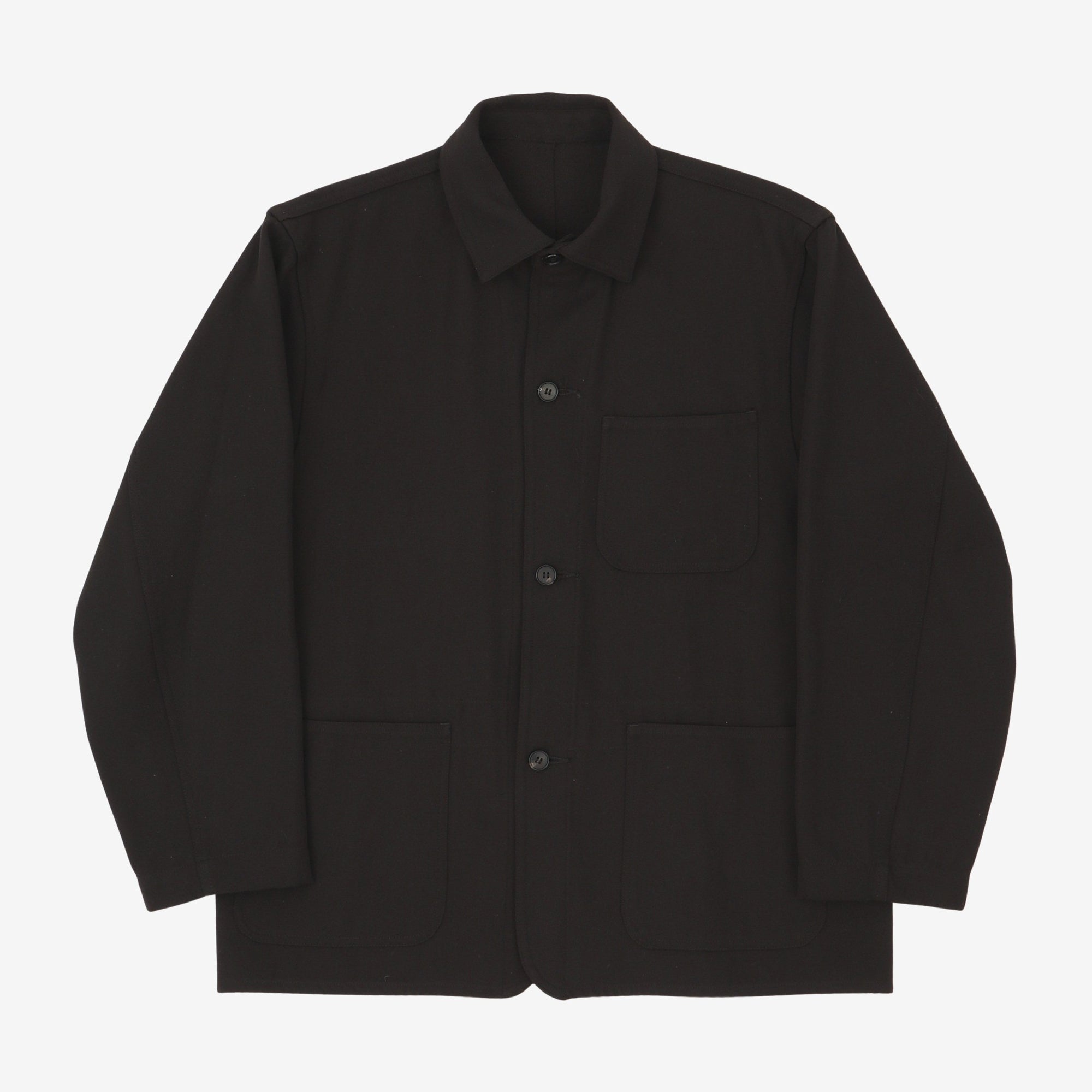 Satin Gabardine Coverall Jacket